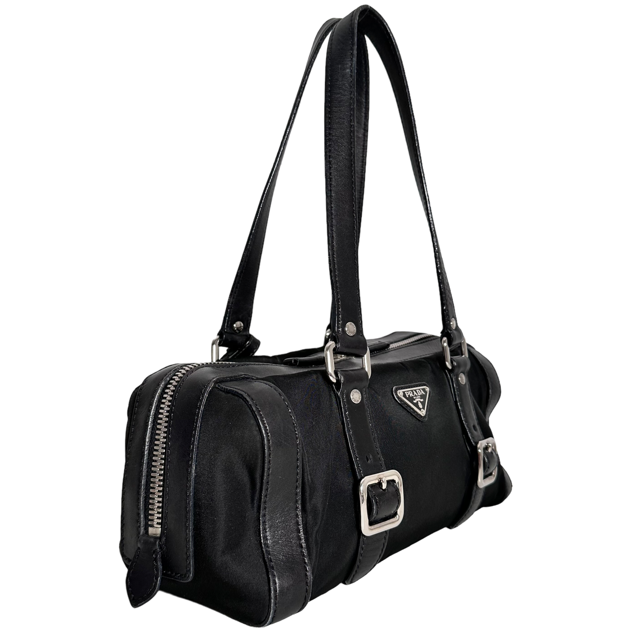 Nylon Buckle Shoulder Bag