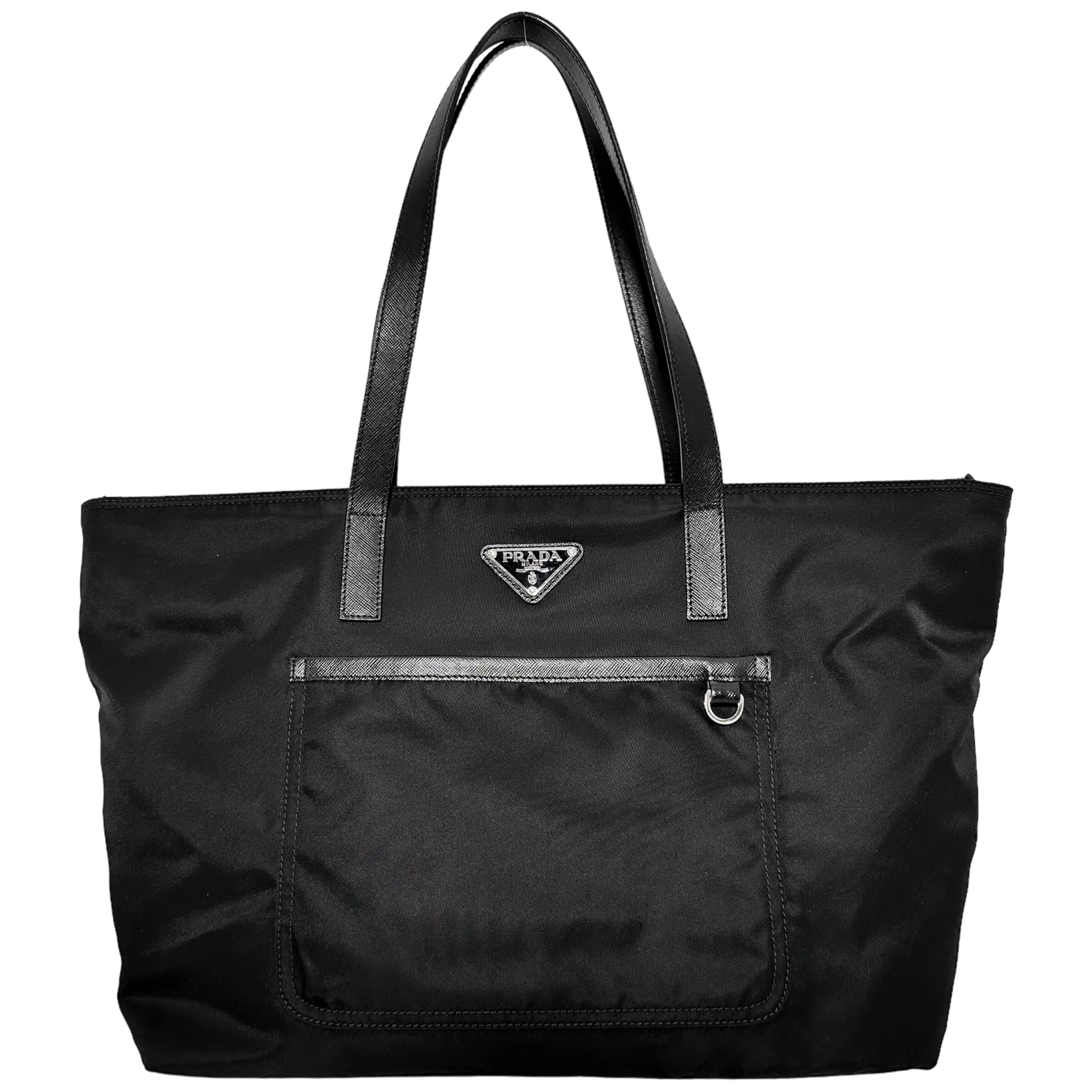 Medium Nylon Tessuto Tote