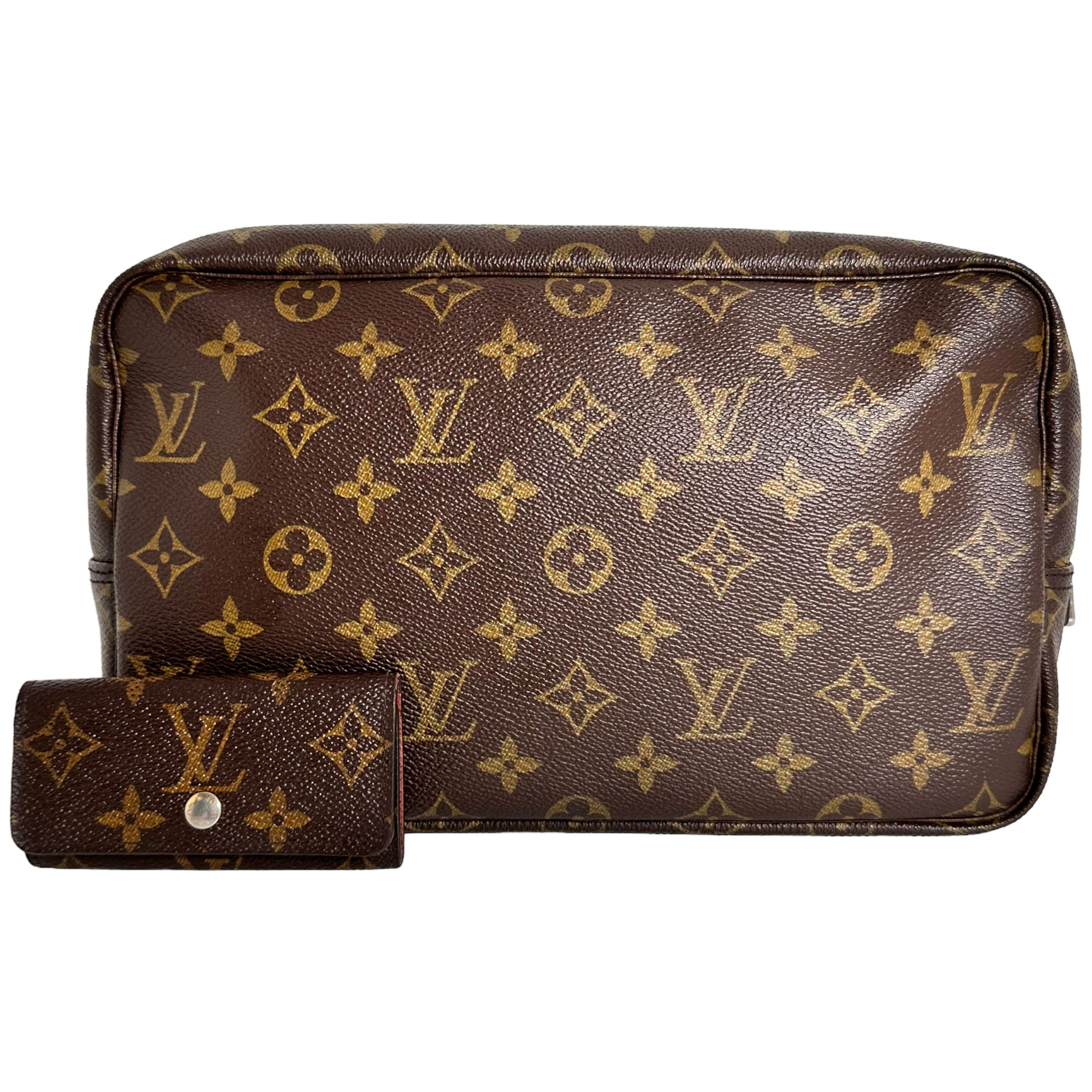 Monogram Trousse Toilette 28 & Monogram Key Holder BUNDLE