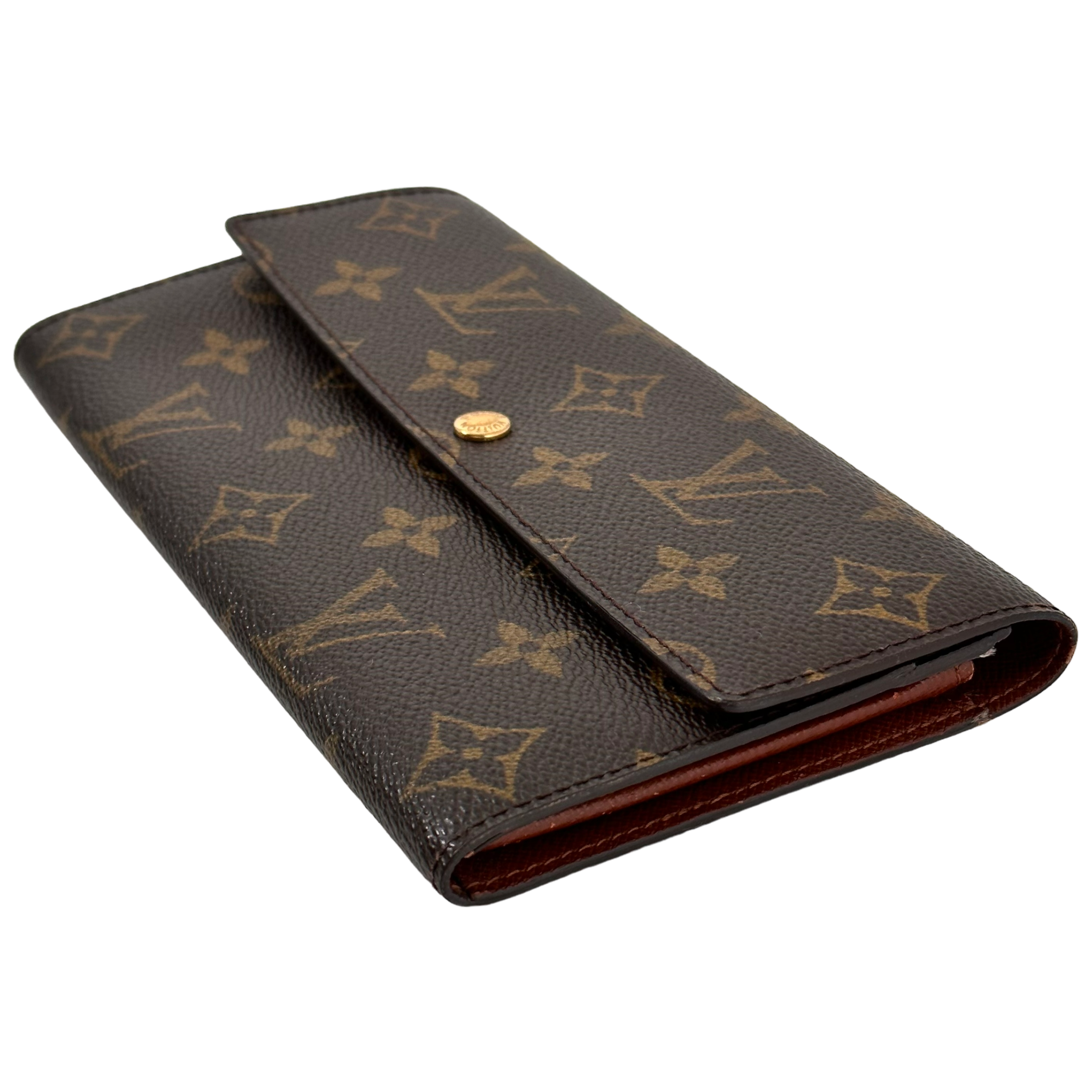 Monogram Money Wallet w/ Gold Chain