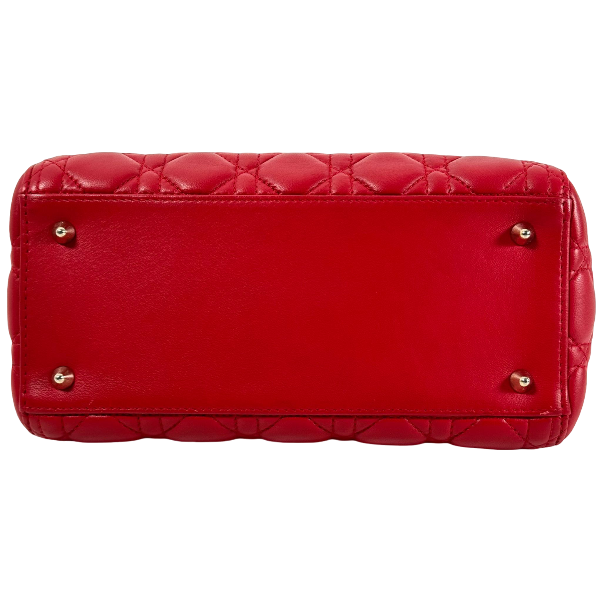Red Medium Lady Dior