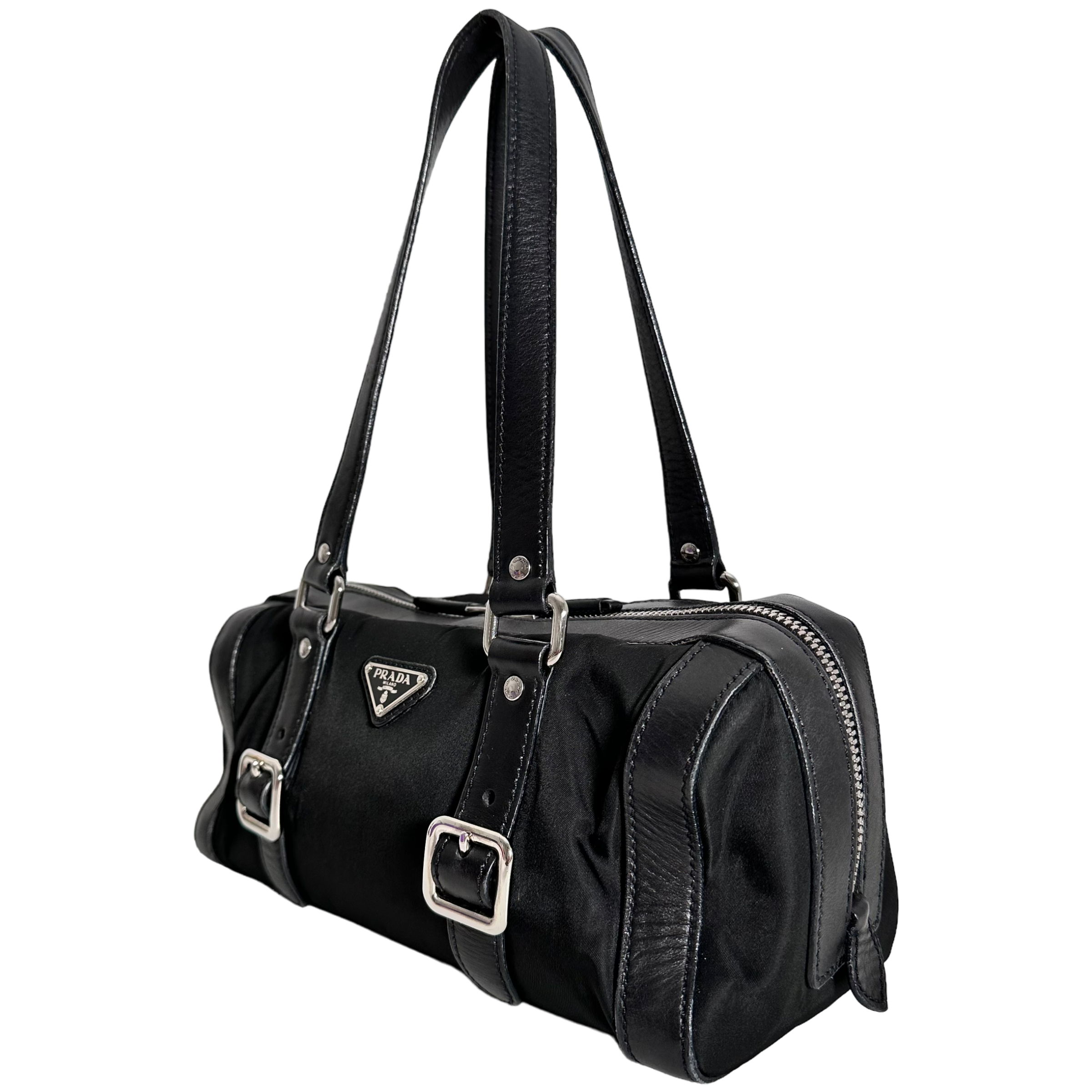 Nylon Buckle Shoulder Bag