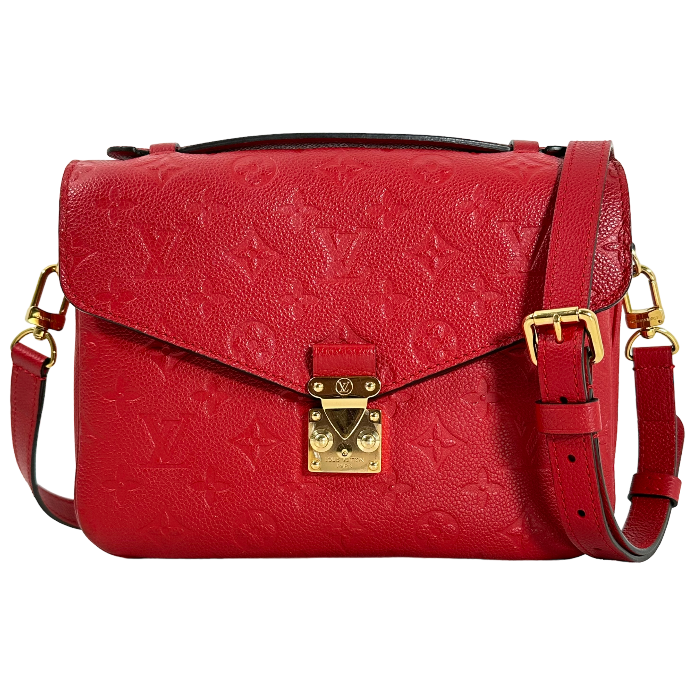 Red Monogram Empreinte Pochette Métis