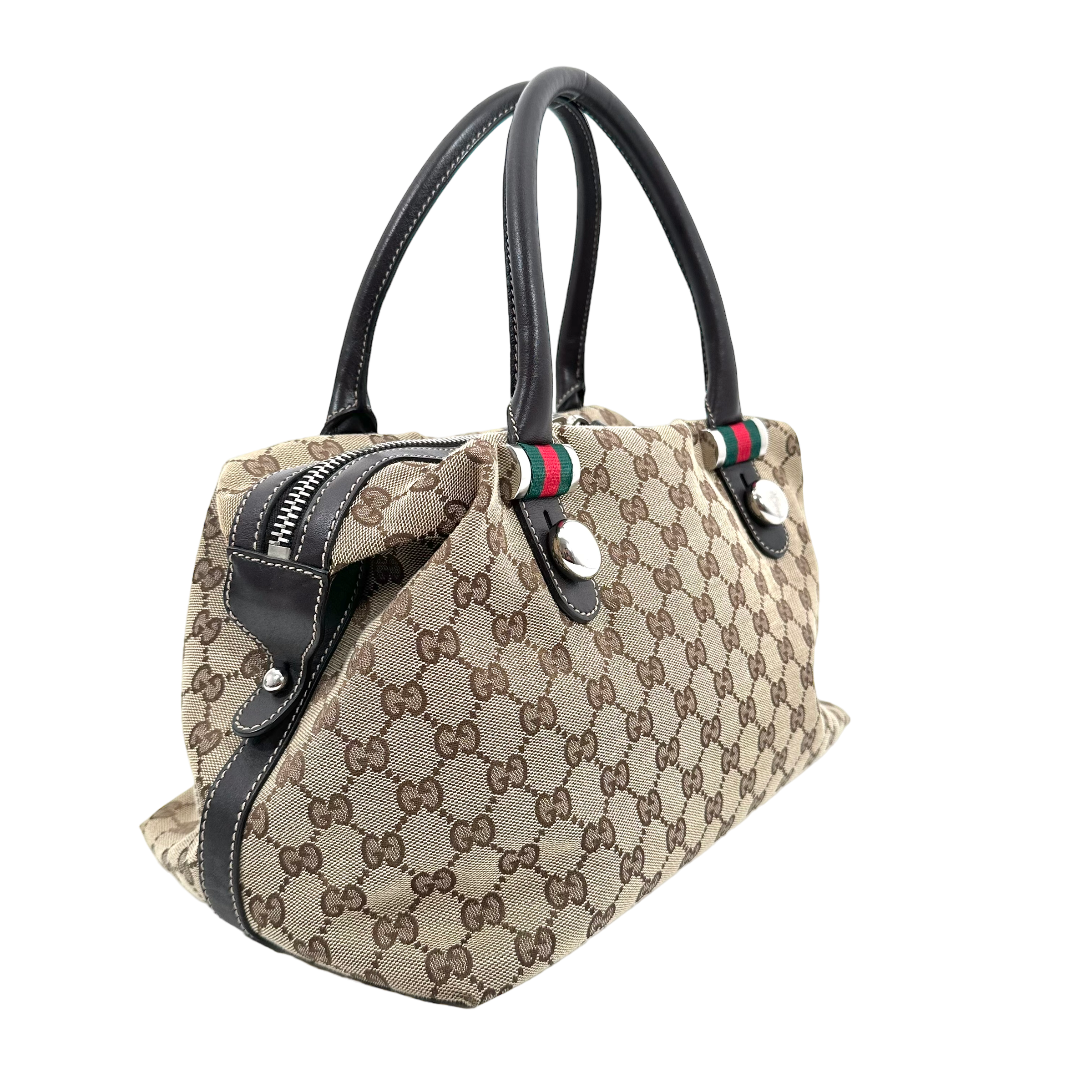 Vintage GG Canvas Handbag