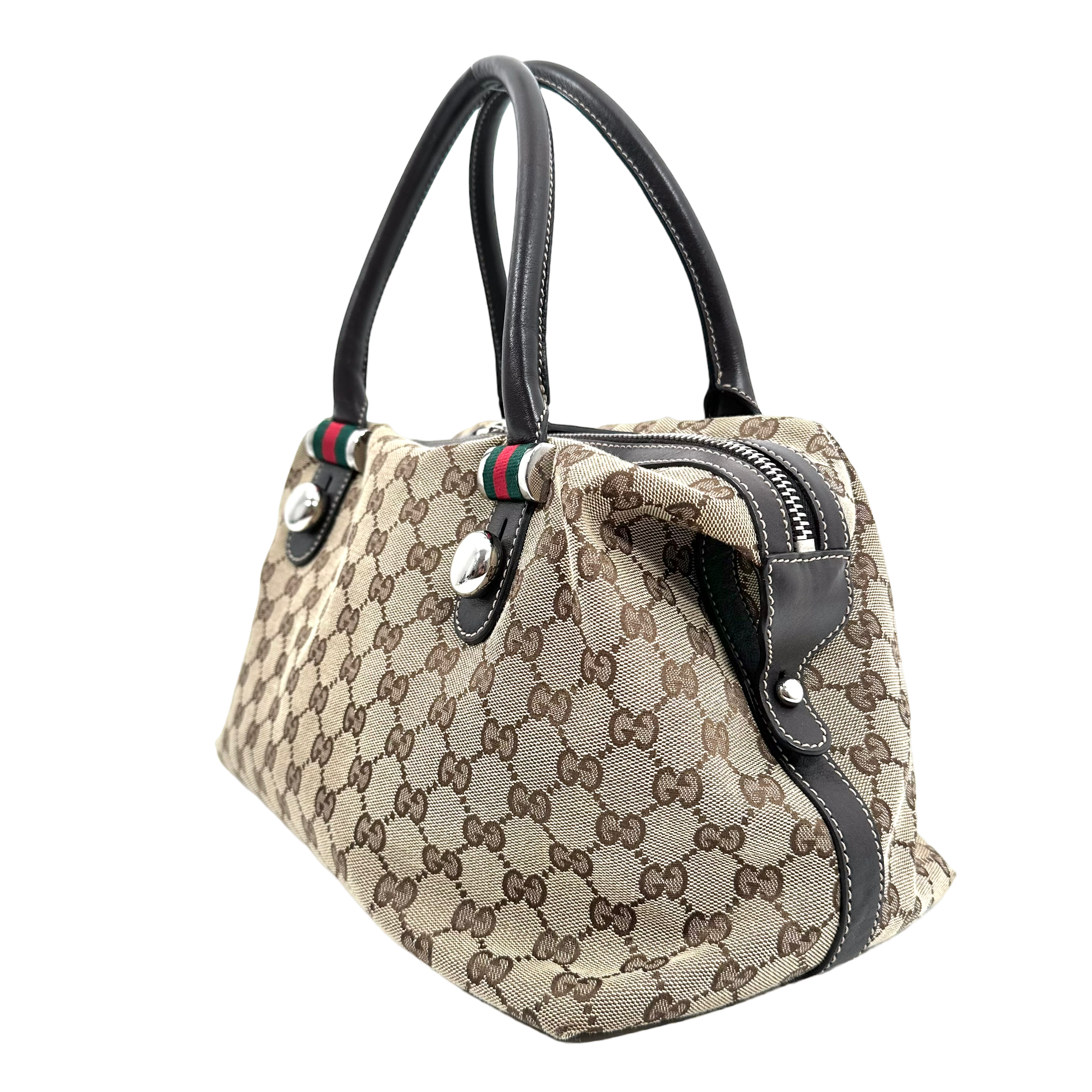 Vintage GG Canvas Handbag