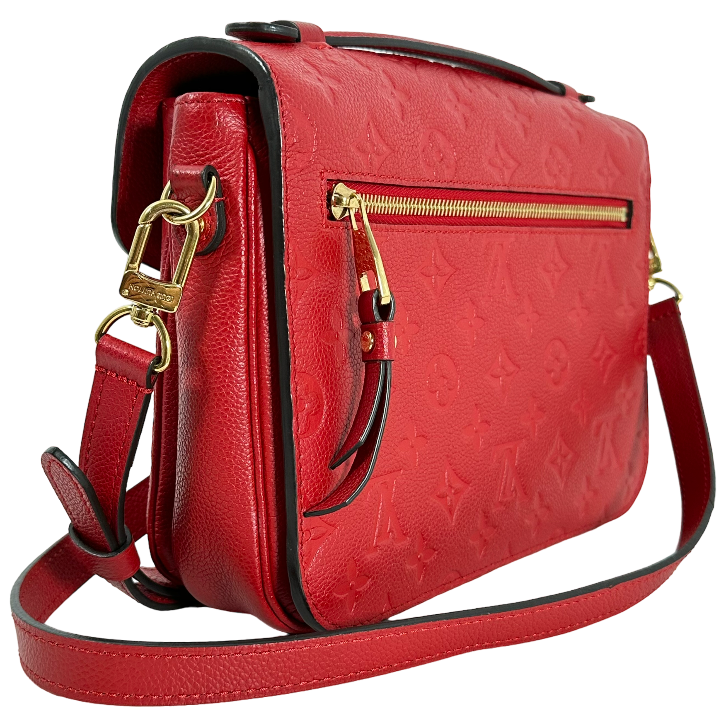 Red Monogram Empreinte Pochette Métis