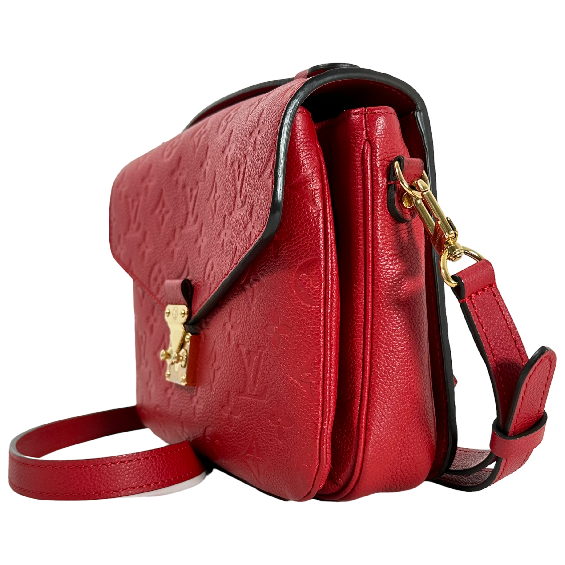 Red Monogram Empreinte Pochette Métis