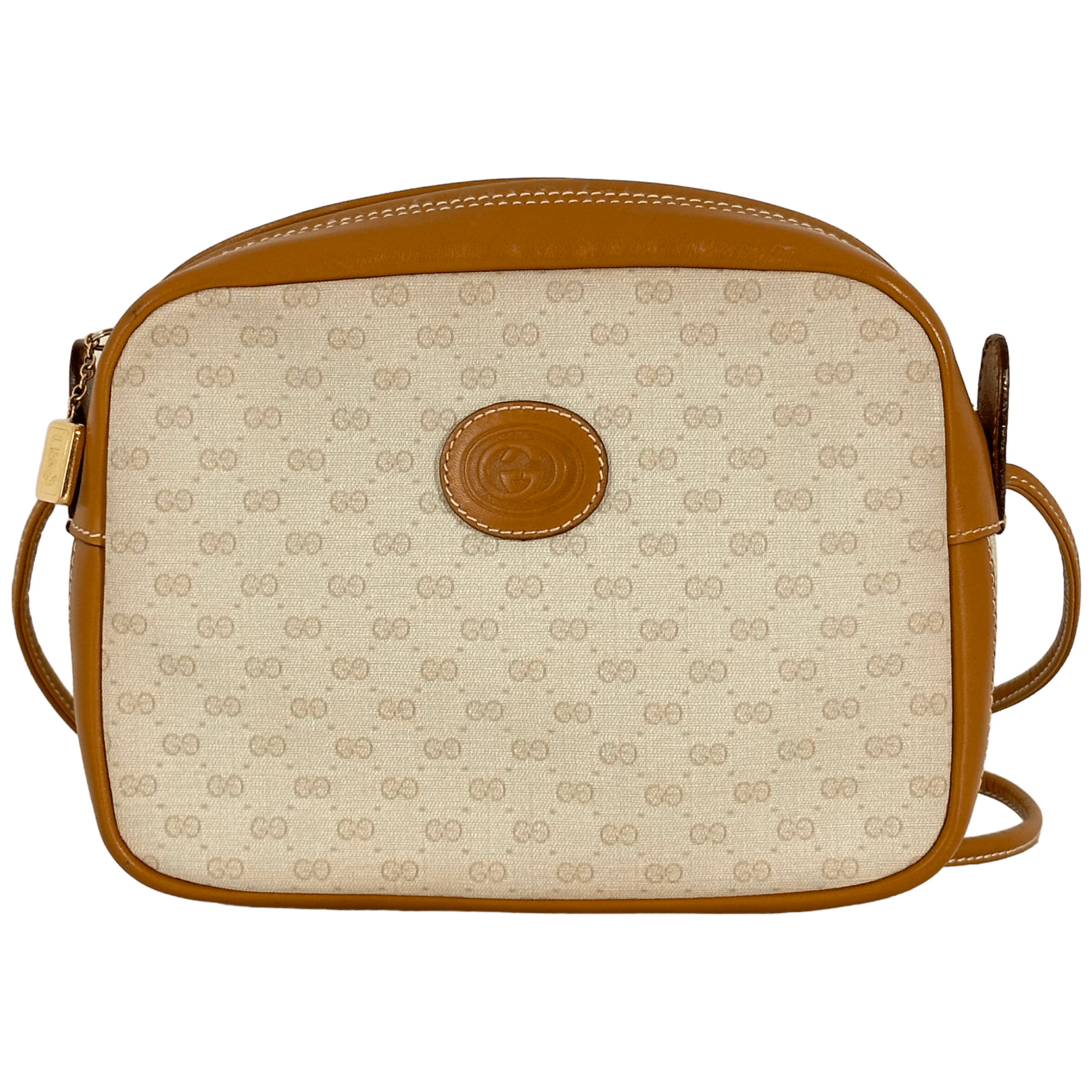 White Micro GG Crossbody