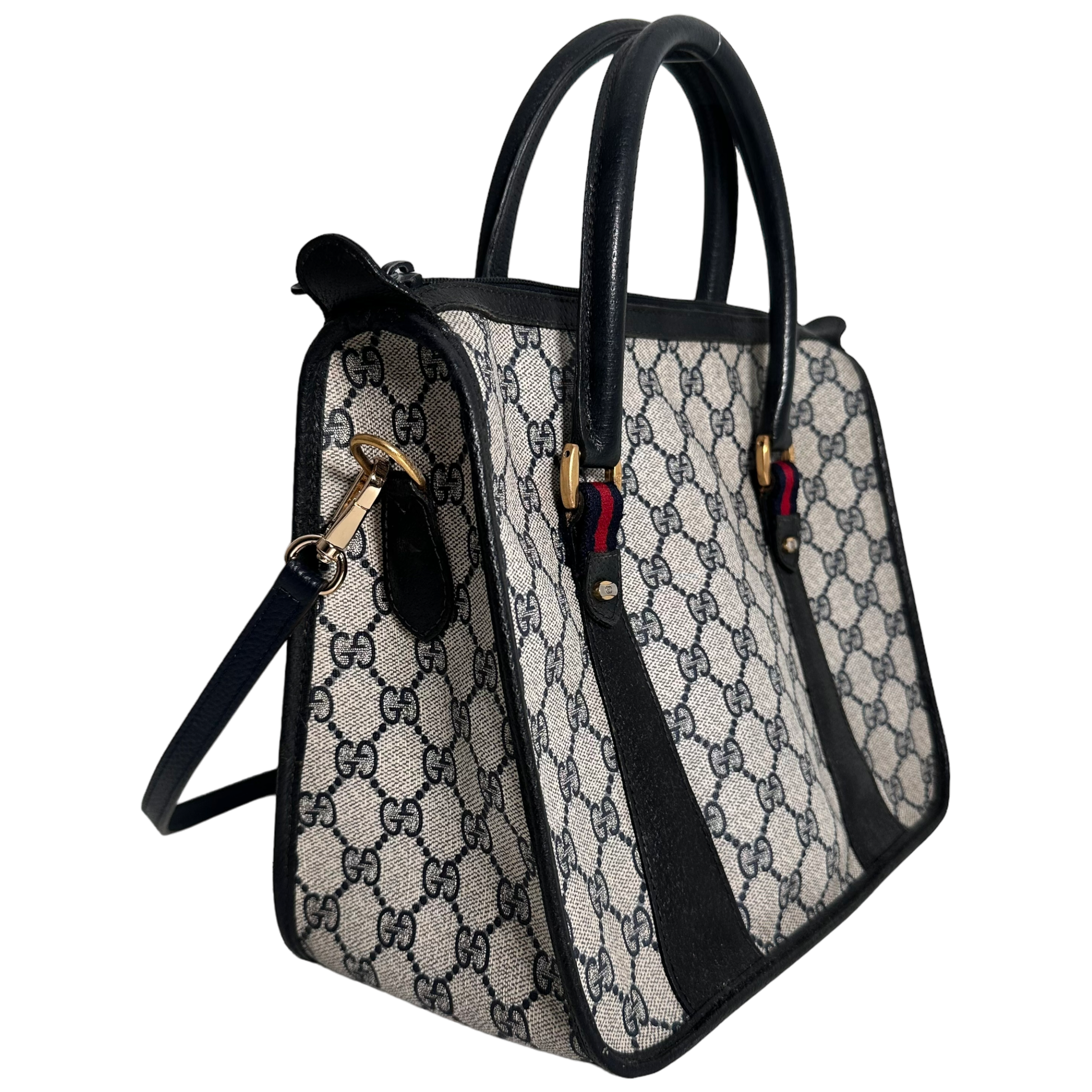 Vintage Navy Supreme Handbag