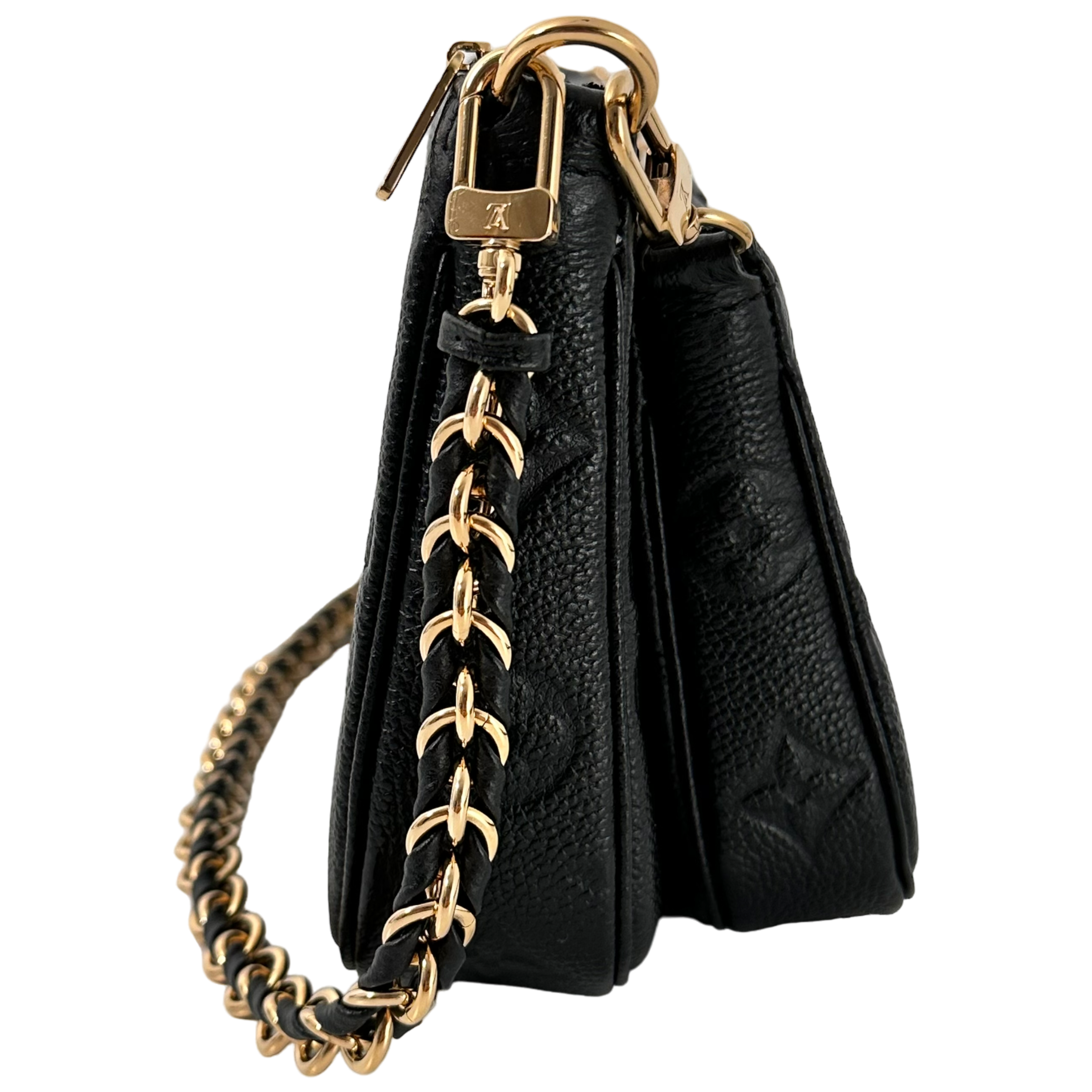 Black Monogram Empreinte Leather Multi Pochette