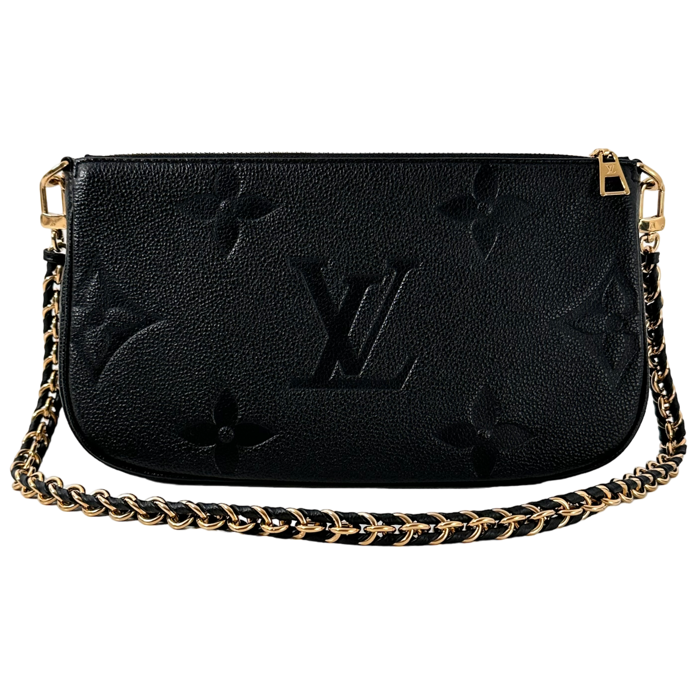 Black Monogram Empreinte Leather Multi Pochette