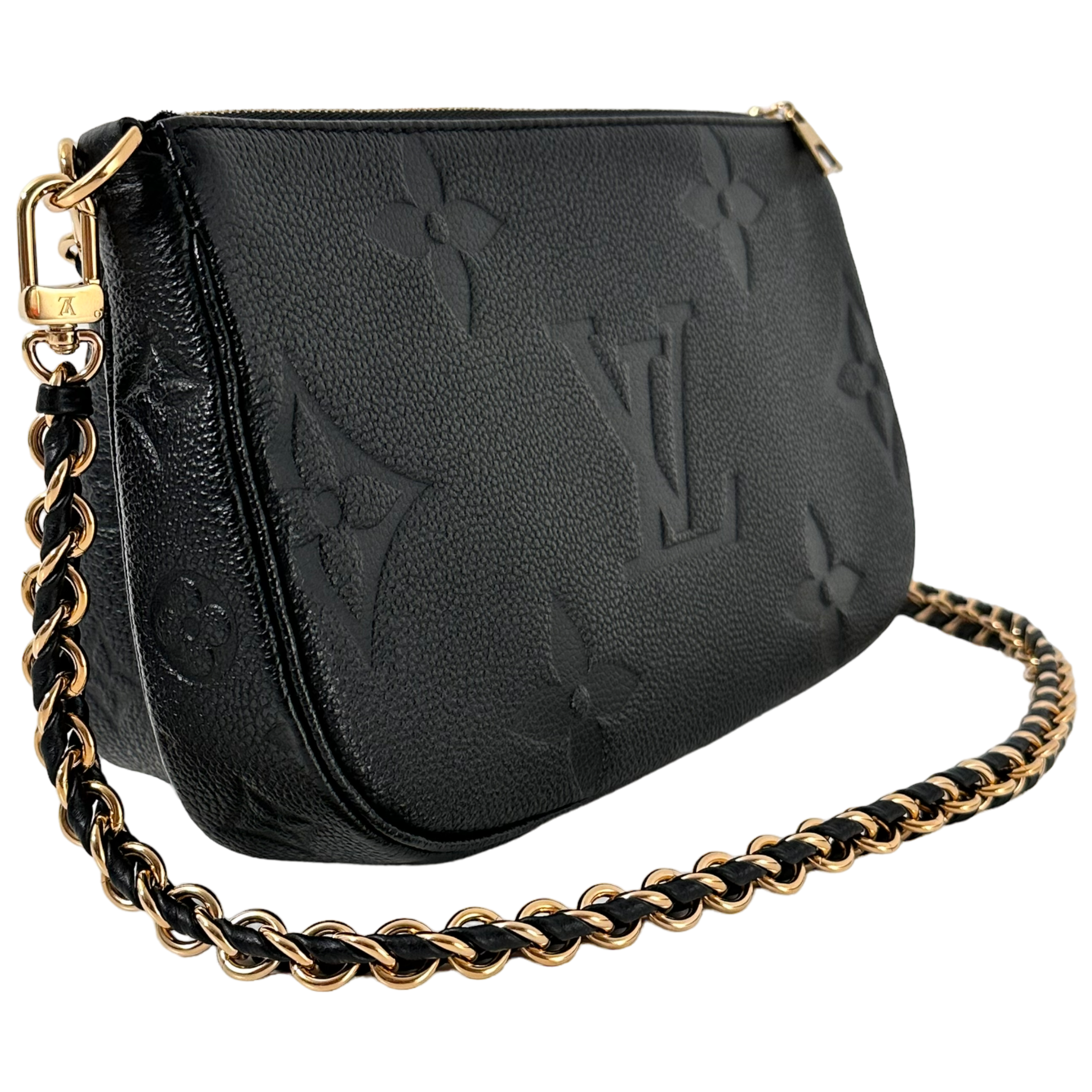 Black Monogram Empreinte Leather Multi Pochette