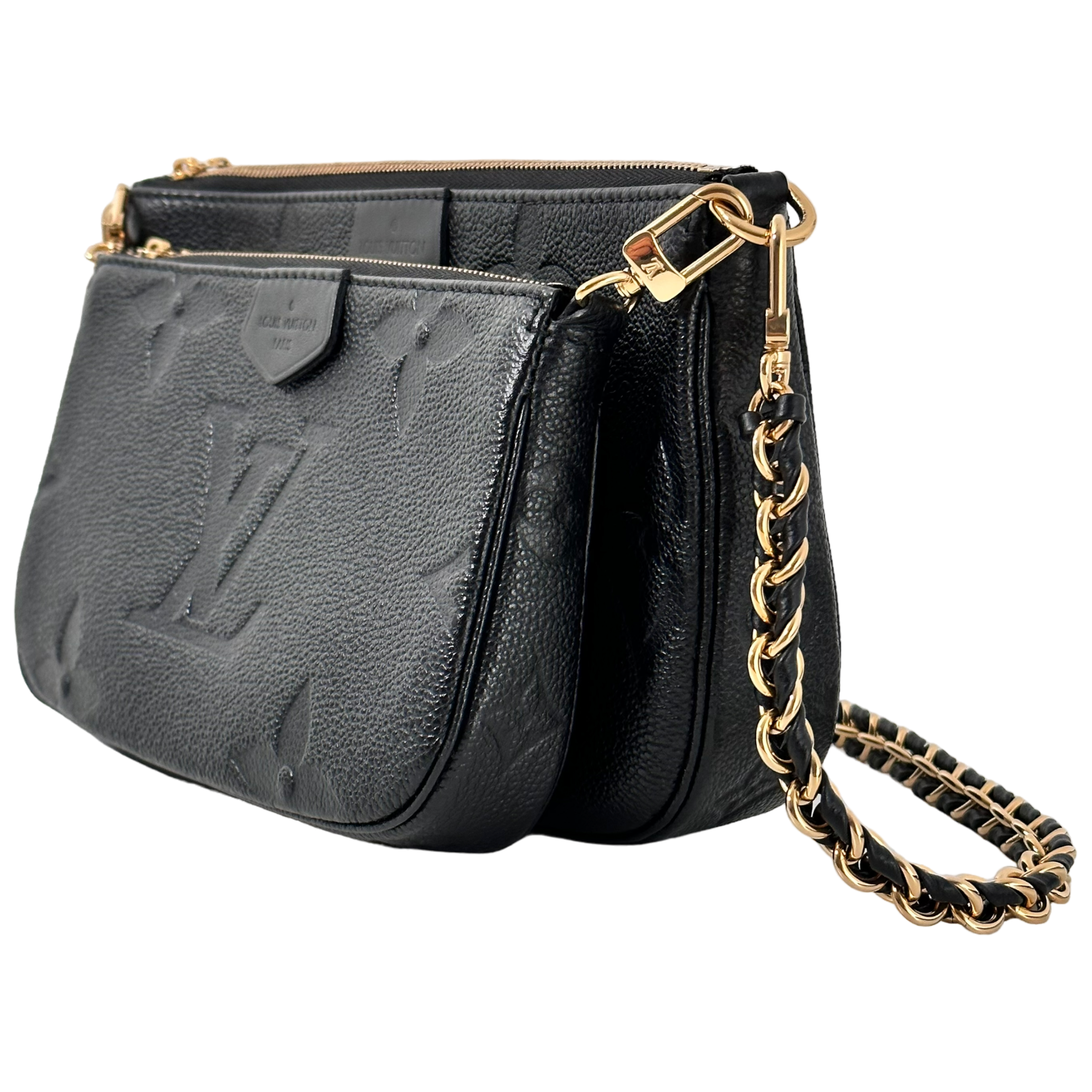 Black Monogram Empreinte Leather Multi Pochette