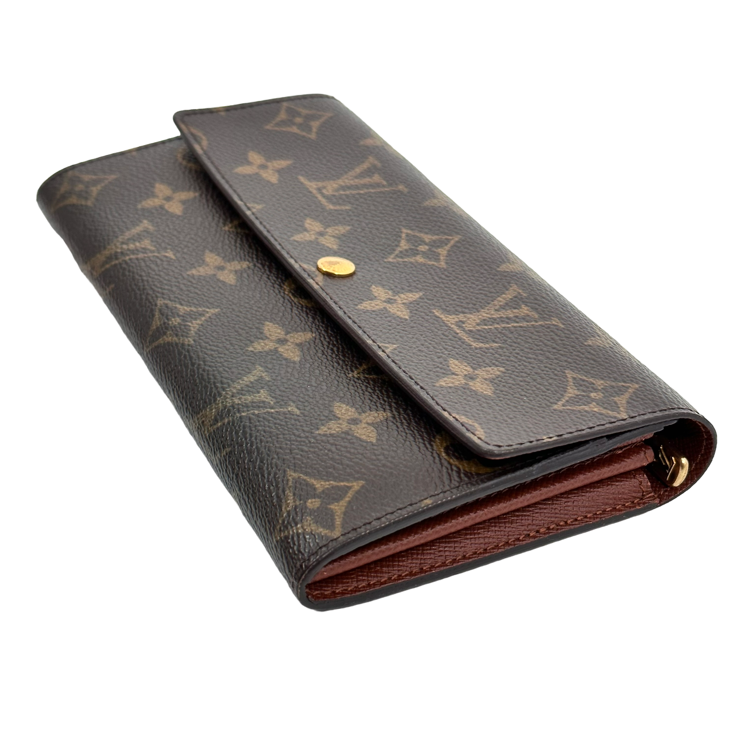 Monogram Wallet with Chain