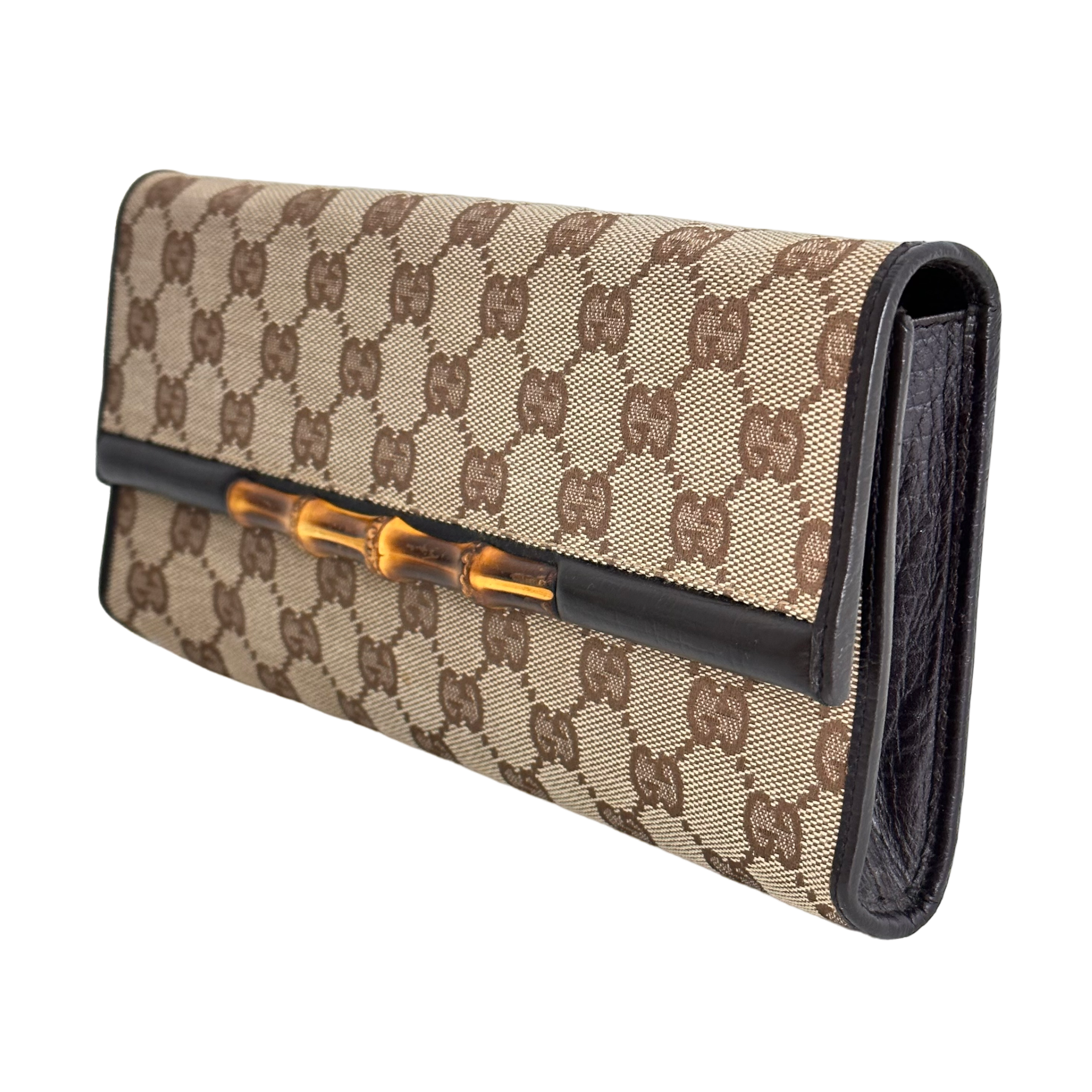 GG Canvas Bamboo Bar Crossbody