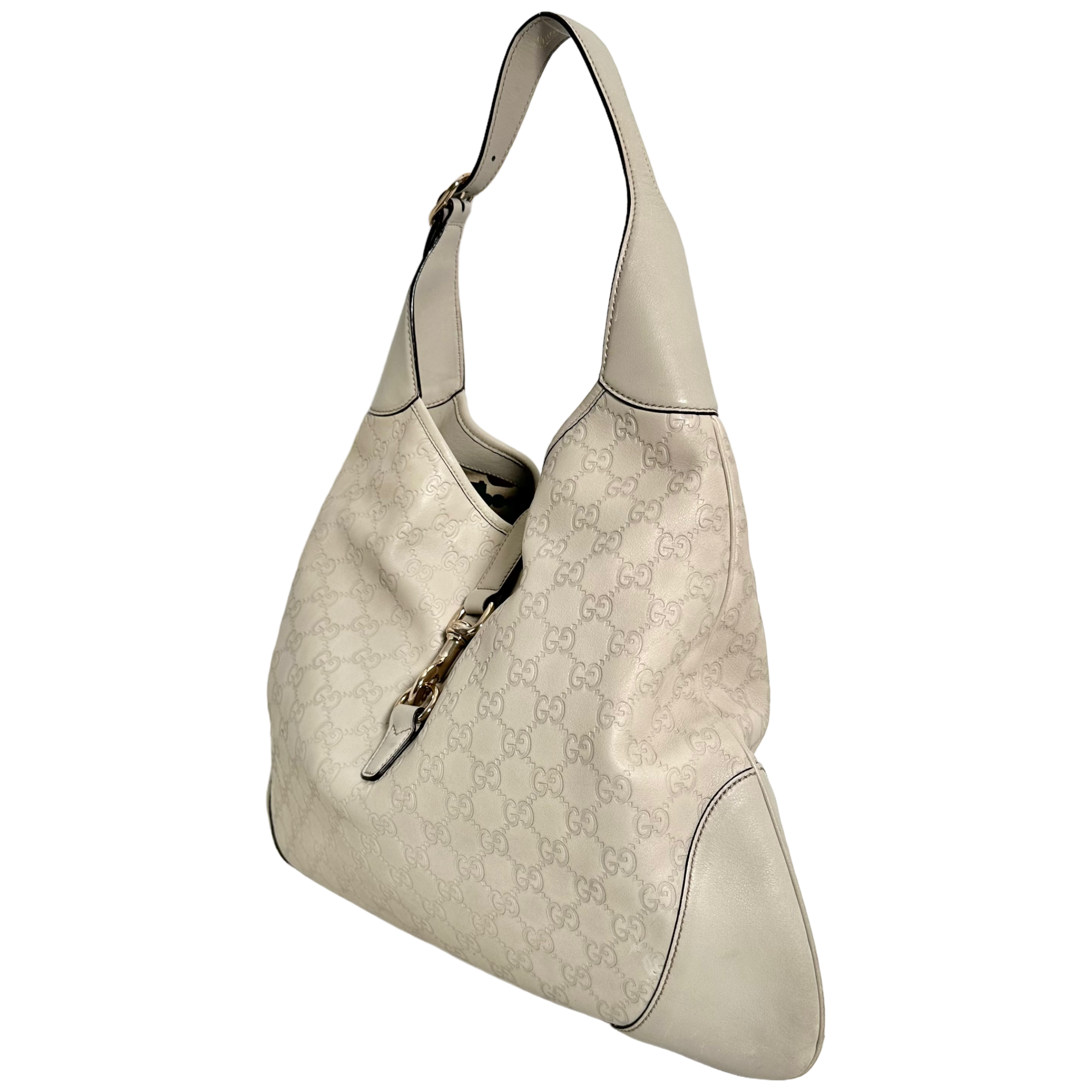 Large Jackie Guccissima Shoulder Bag