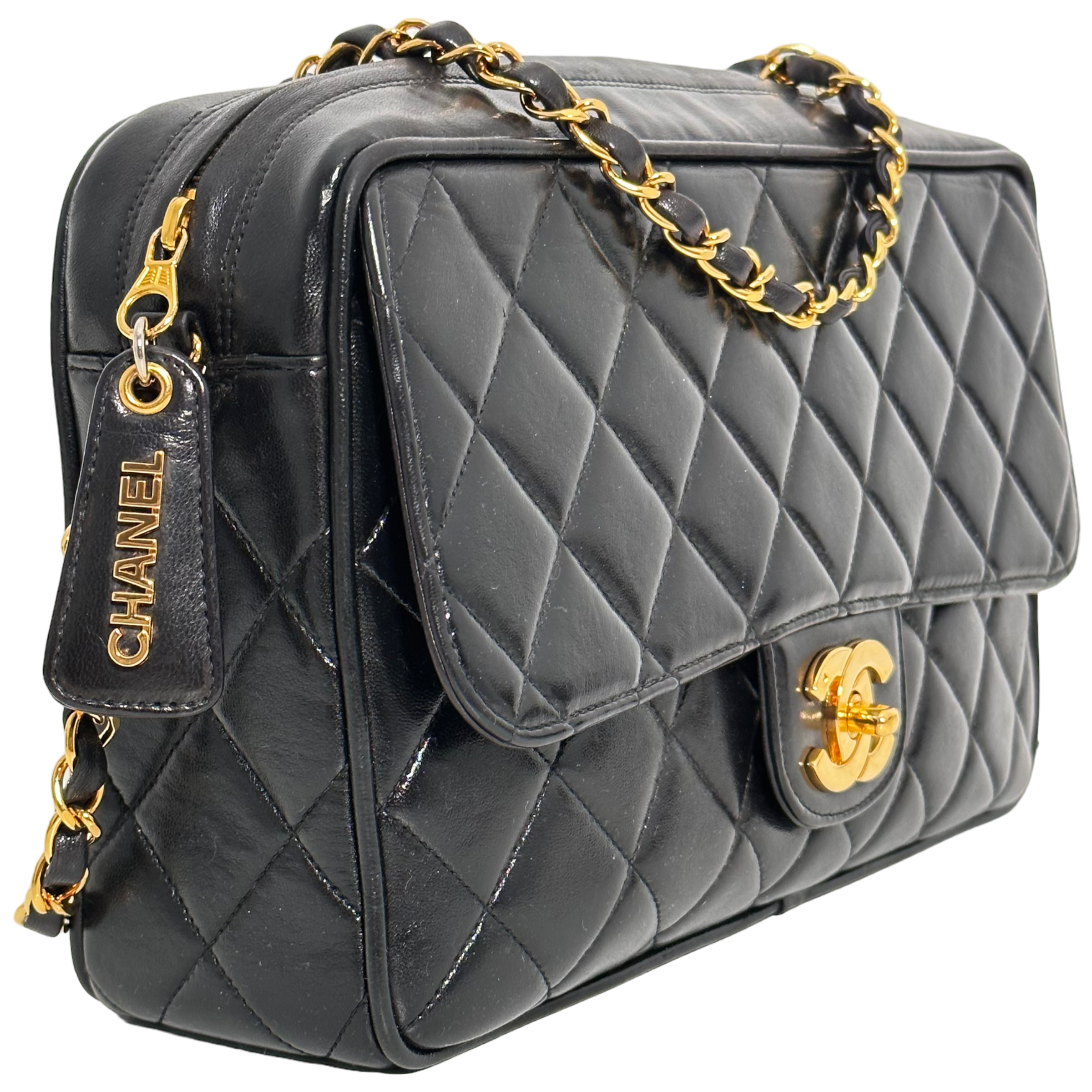 Large Quilted Camera Bag