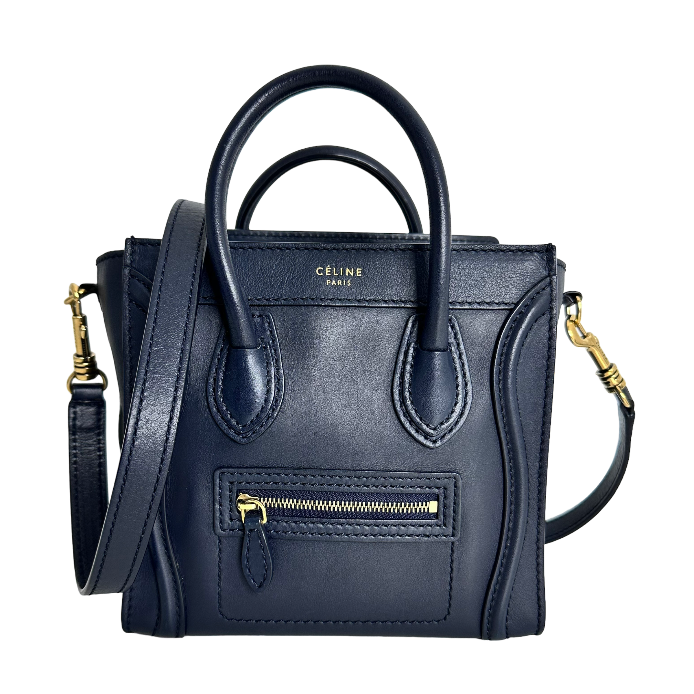 Navy Nano Luggage Tote