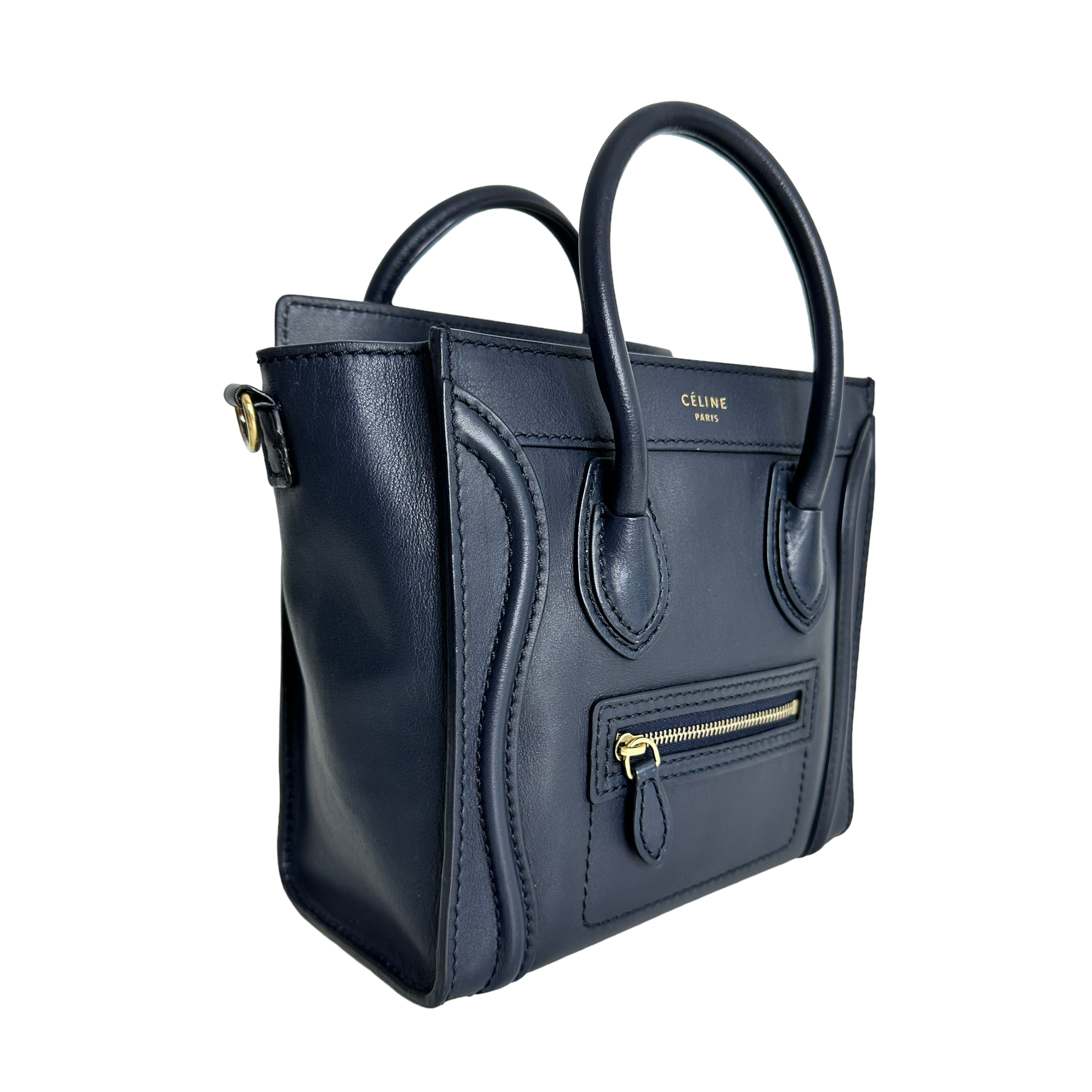 Navy Nano Luggage Tote