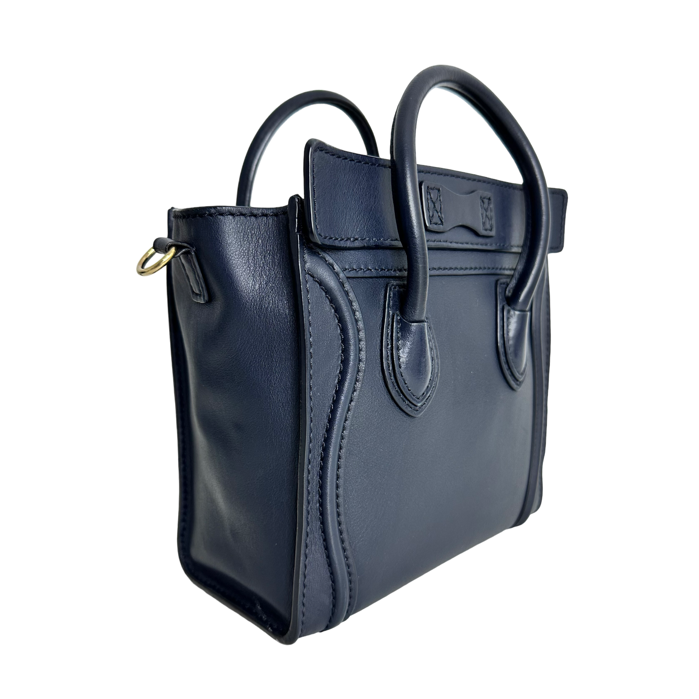 Navy Nano Luggage Tote