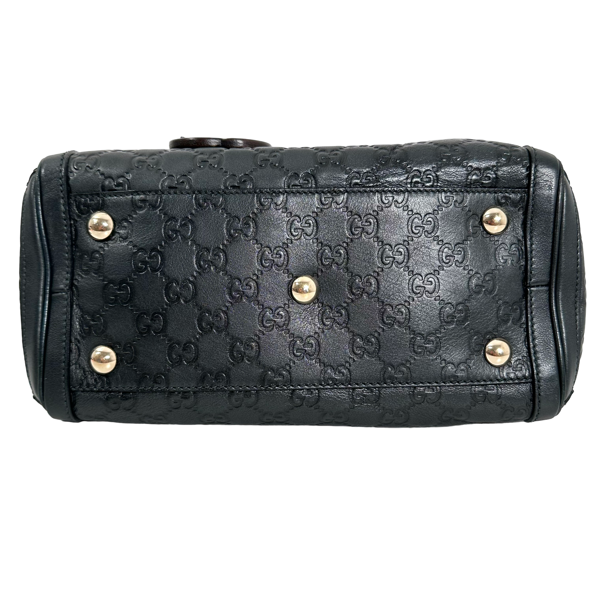 Guccissima Dark Seaweed Green Tote