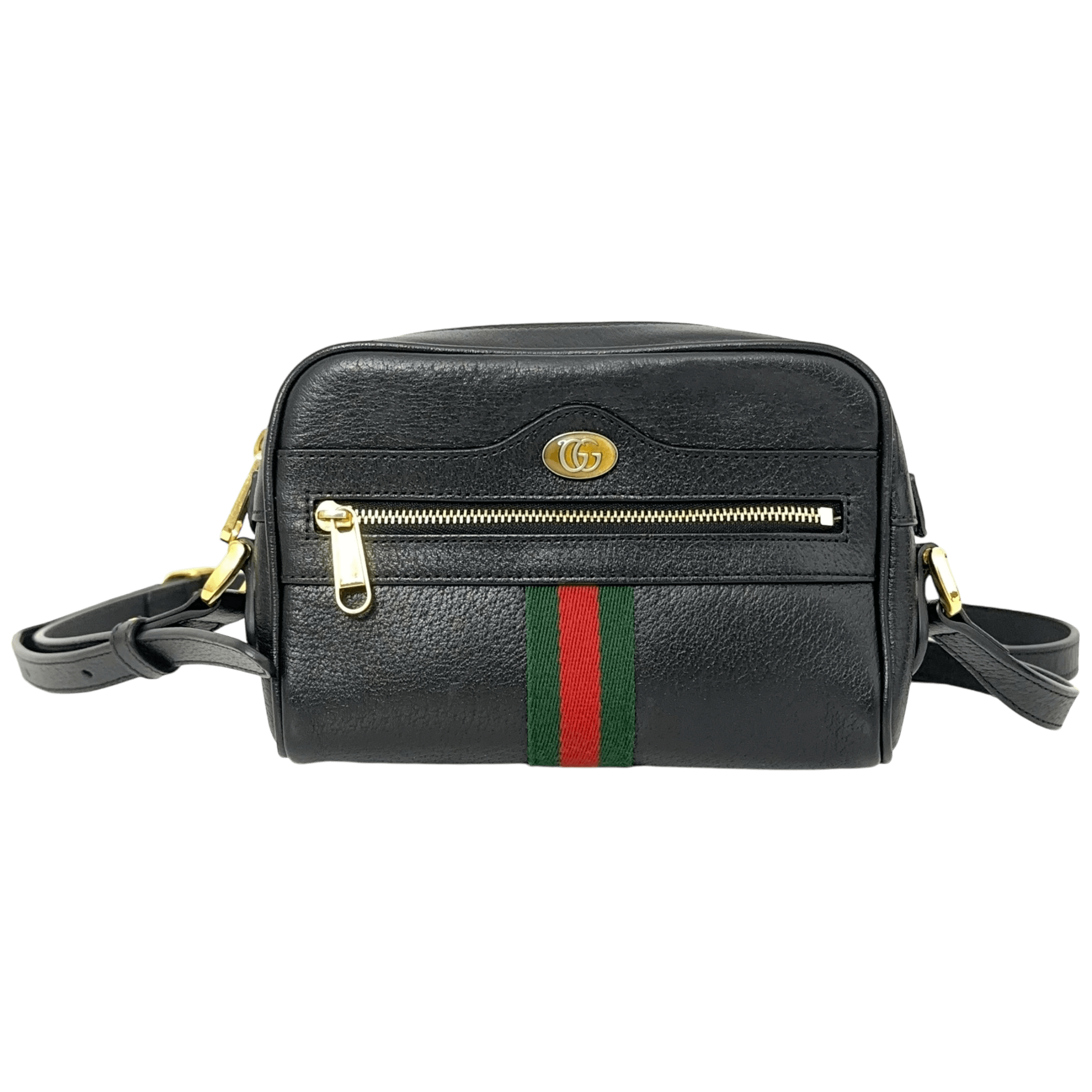 Black Mini Ophidia Shoulder Bag