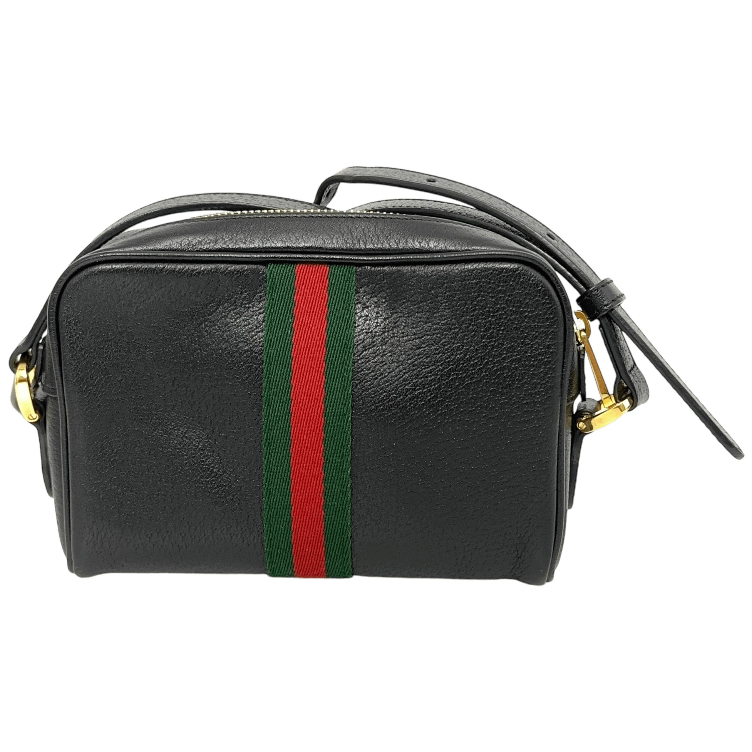 Black Mini Ophidia Shoulder Bag