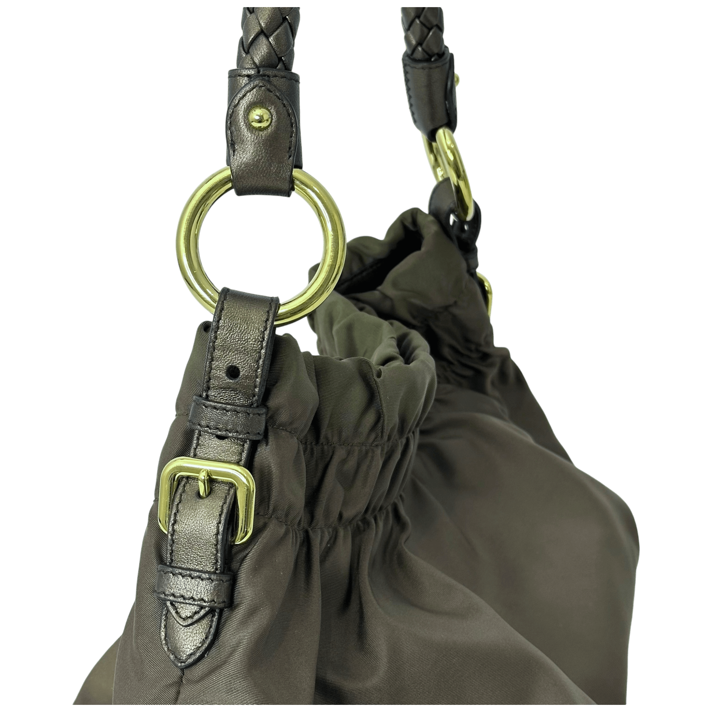 Bow Tessuto Shoulder Bag