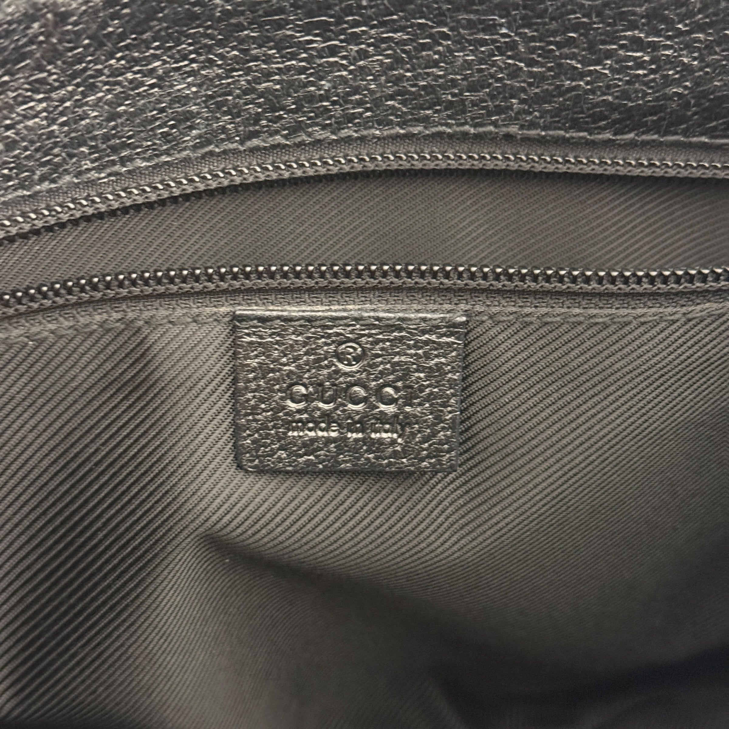 Black GG Web Crossbody