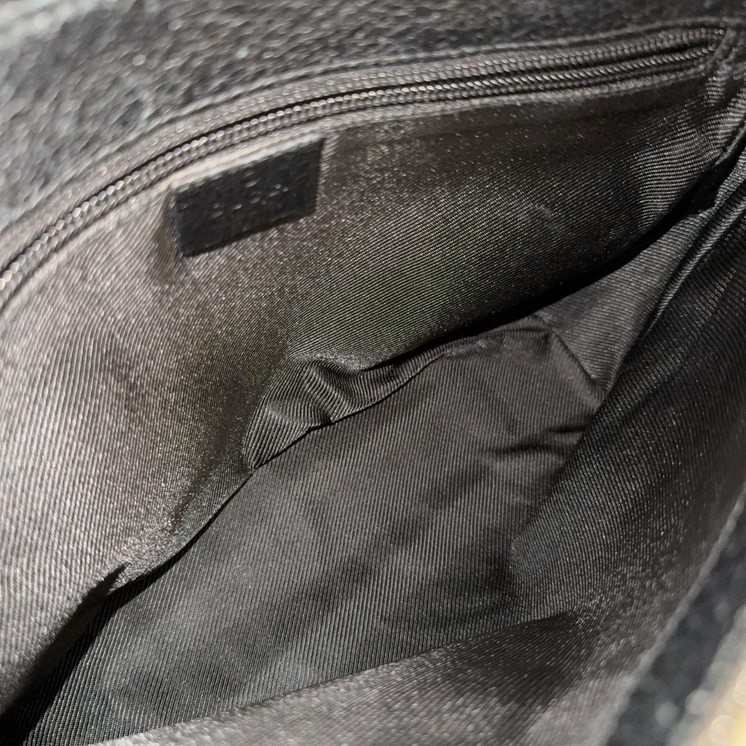 Black GG Web Crossbody