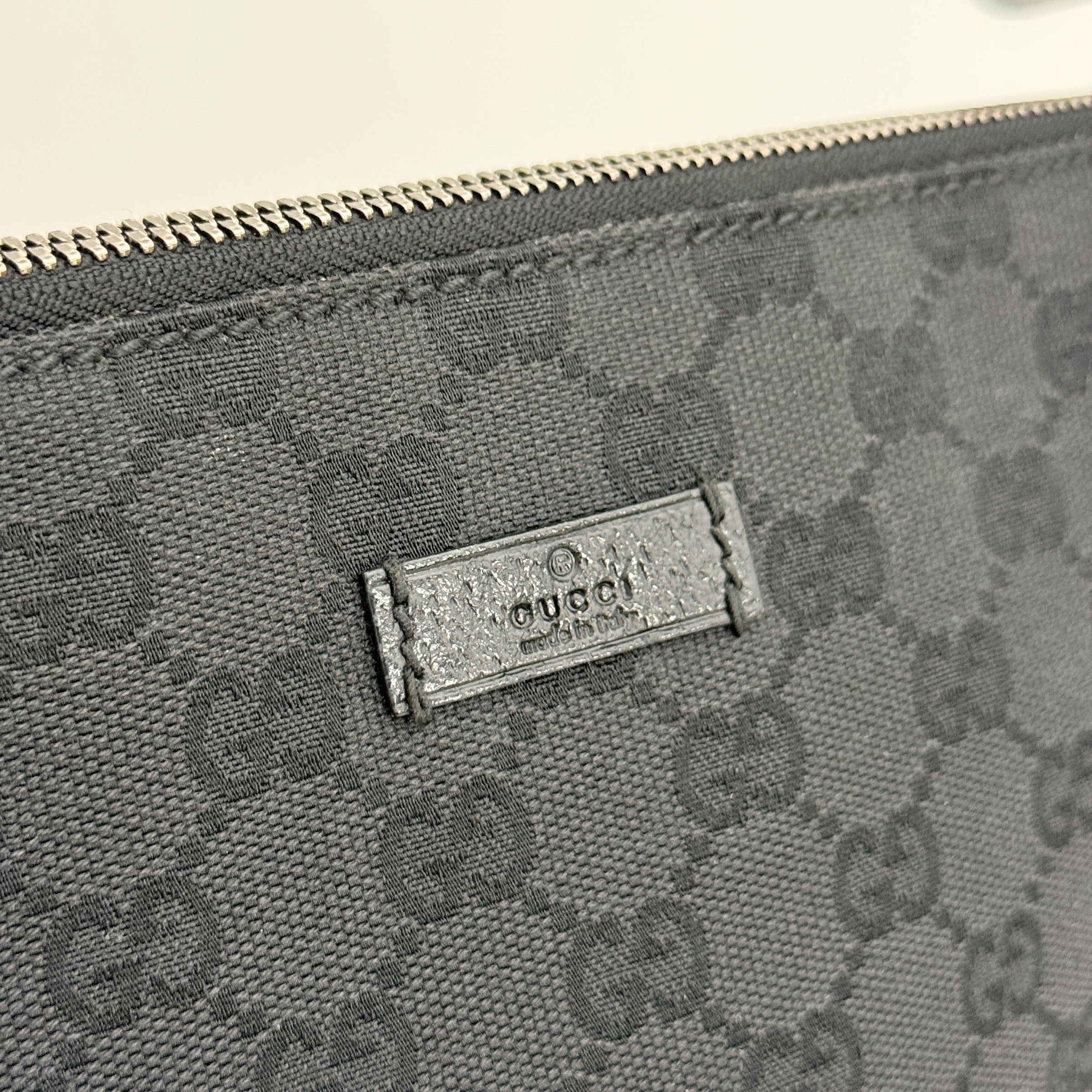 Black GG Web Crossbody