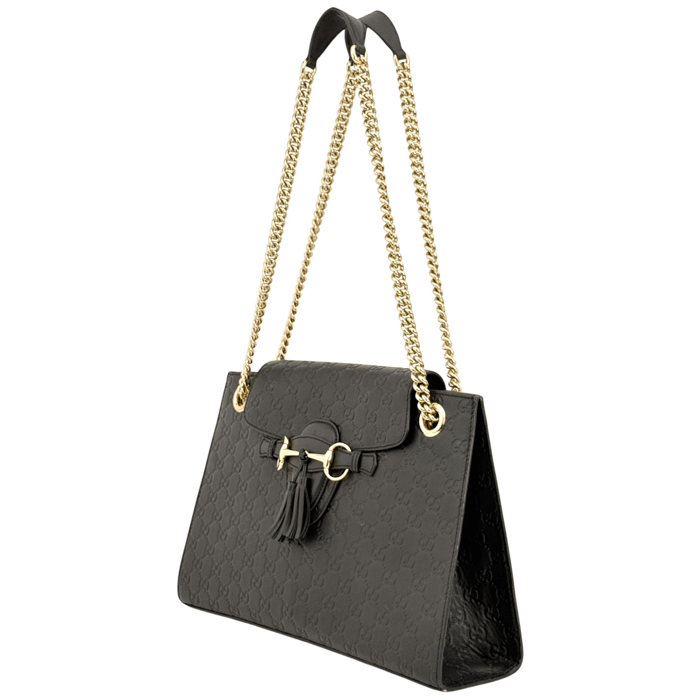 Large Guccissima Emily Chain Bag