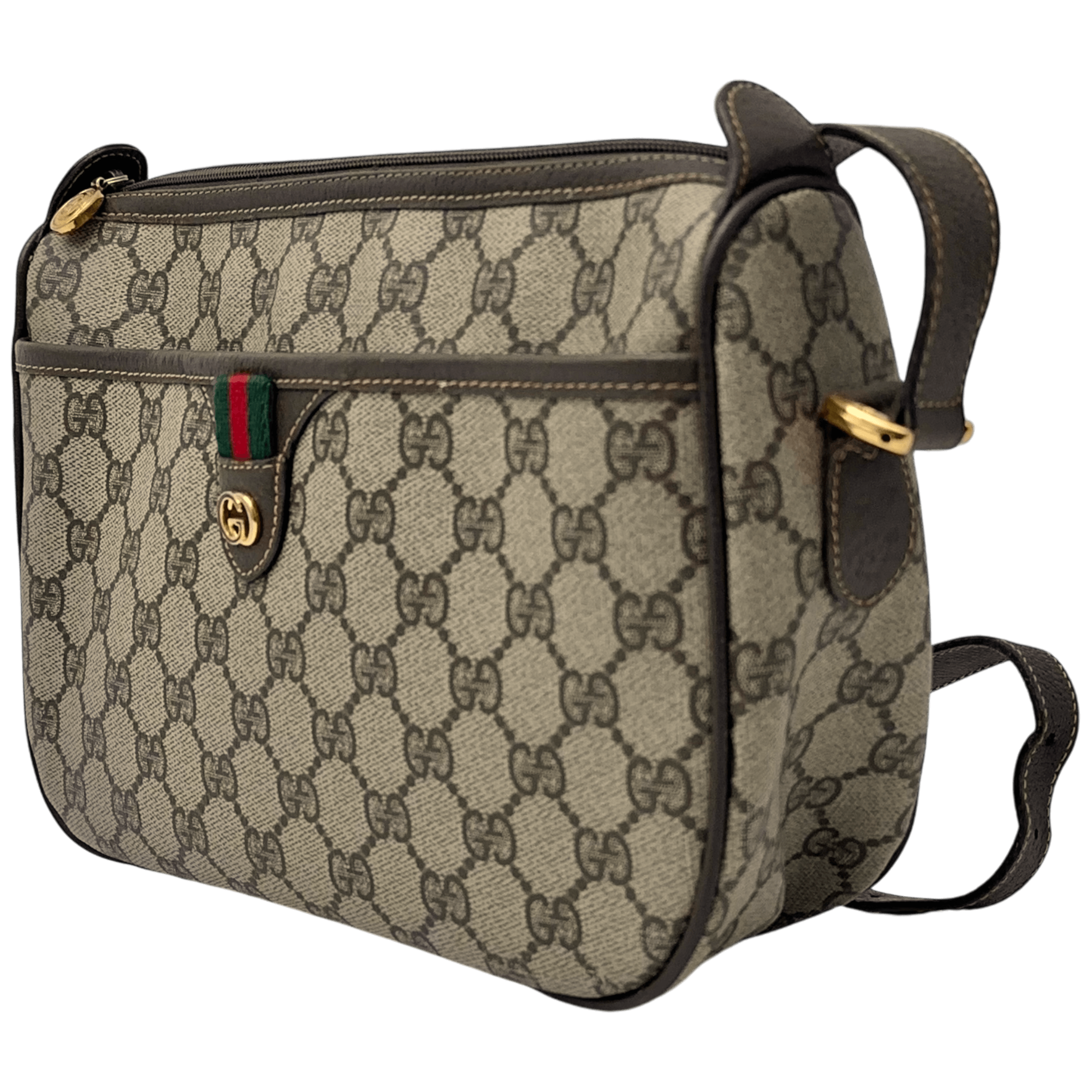 Gucci Vintage GG Web Crossbody