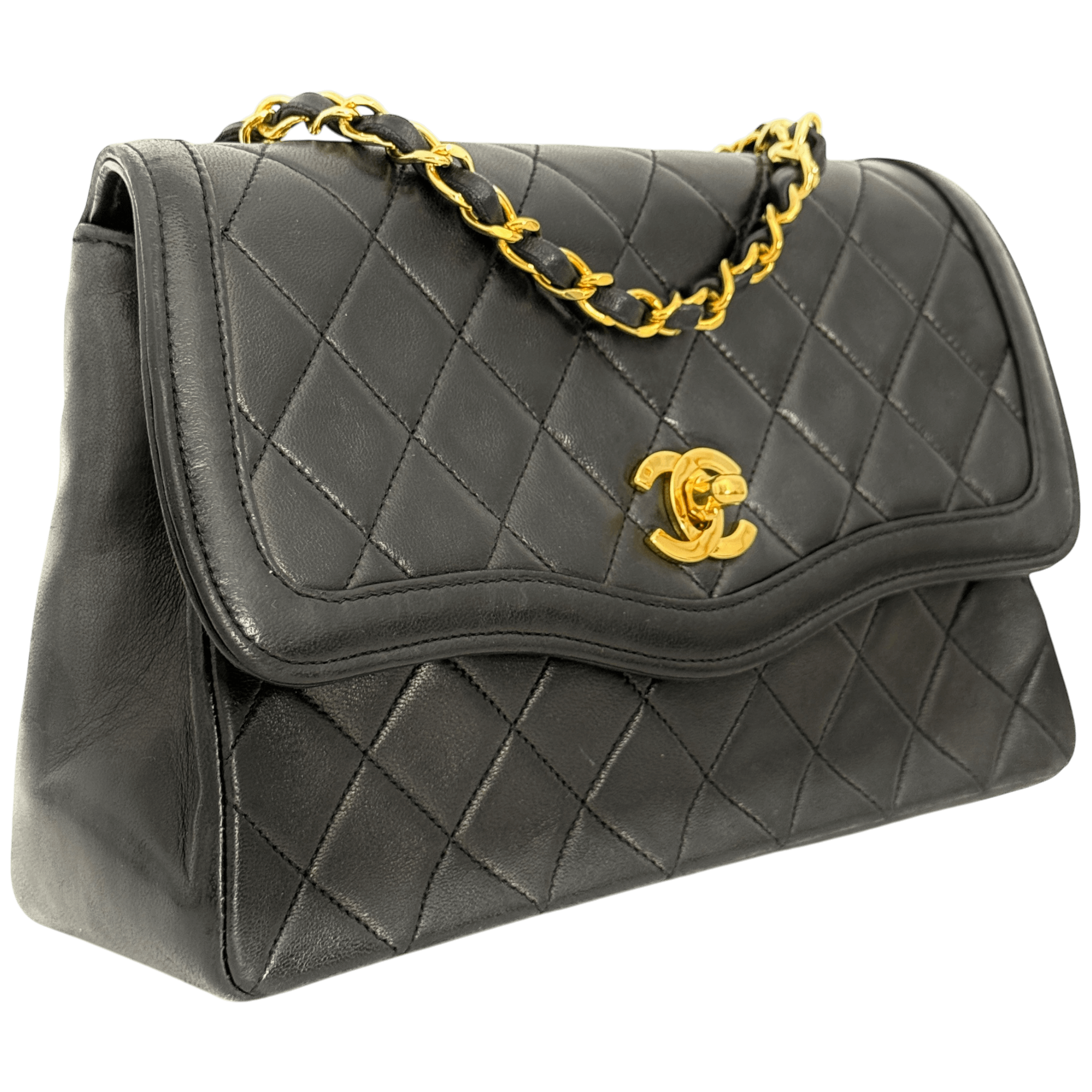 Quilted Wave Single Flap