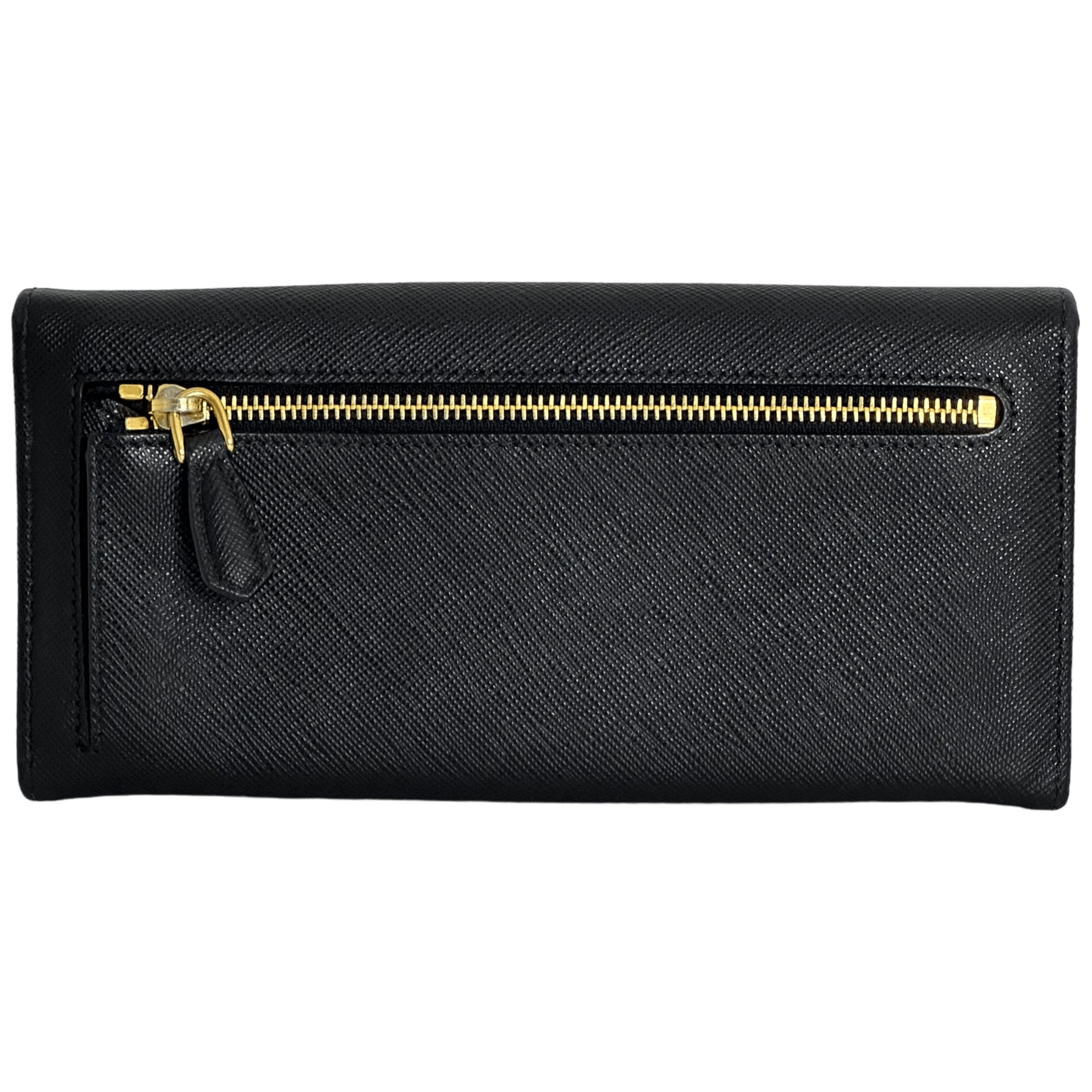 Saffiano Leather Long Wallet