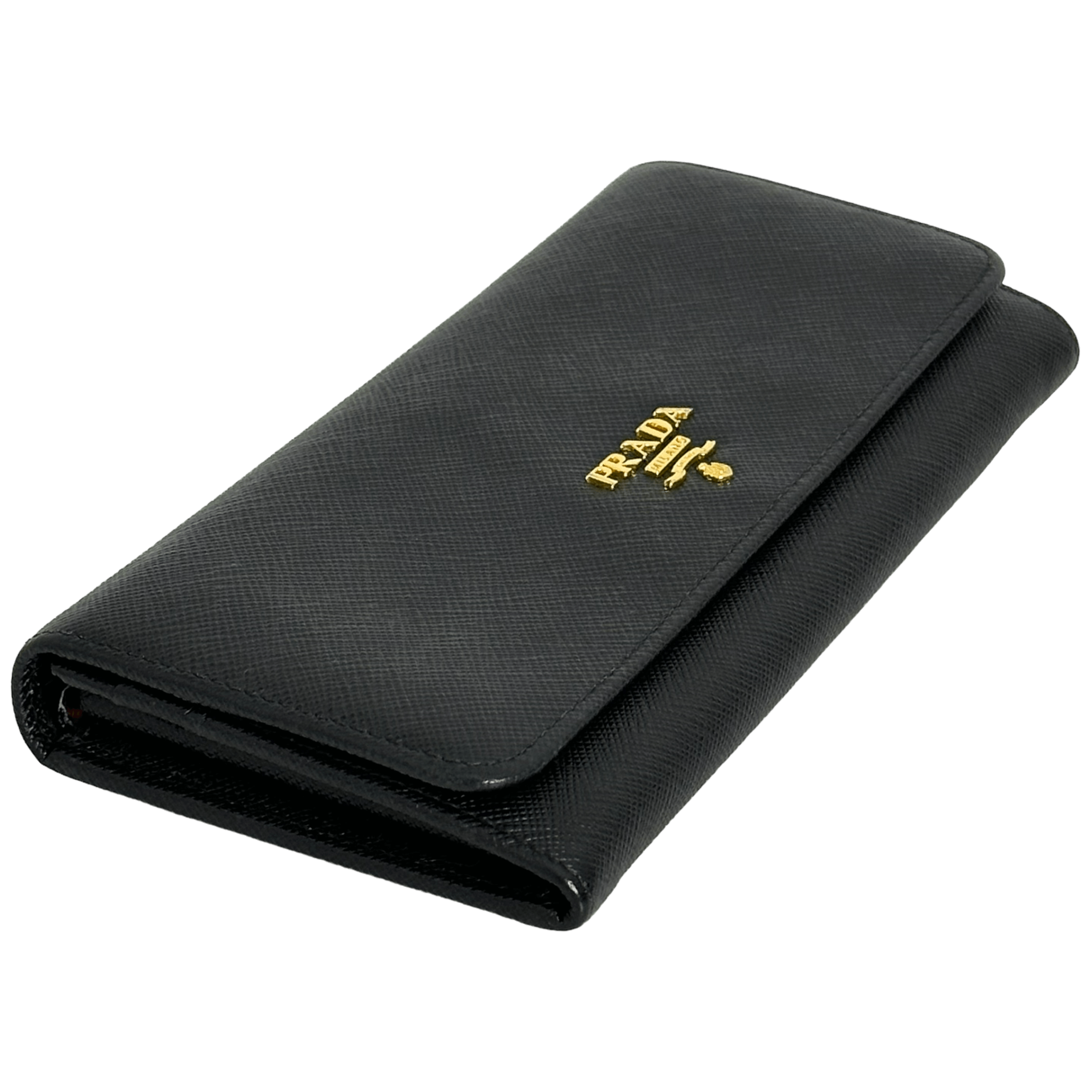 Saffiano Leather Long Wallet
