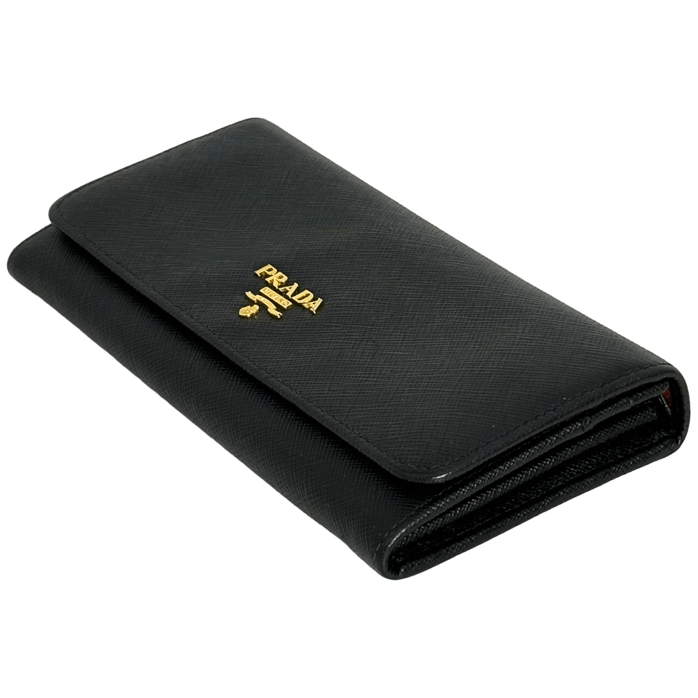 Saffiano Leather Long Wallet