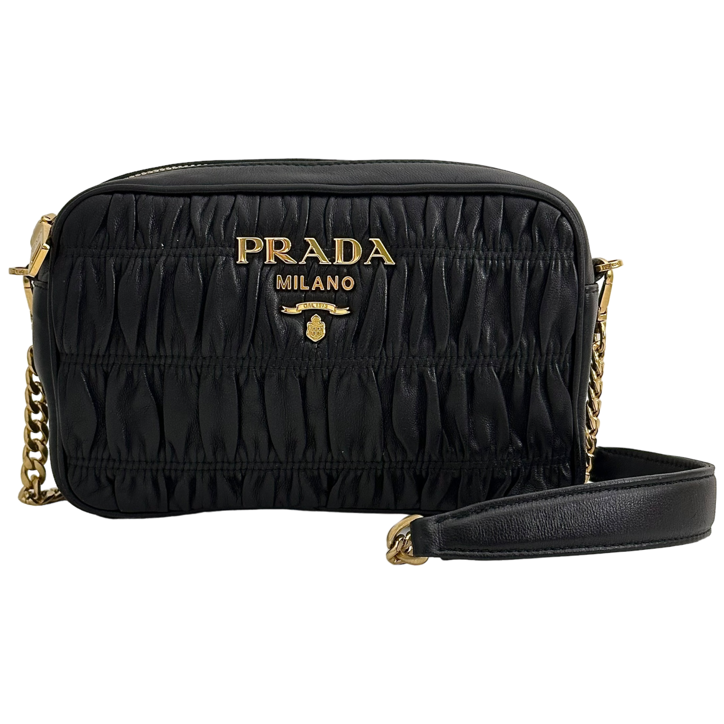 Bandoleria Nappa Gaufre Crossbody