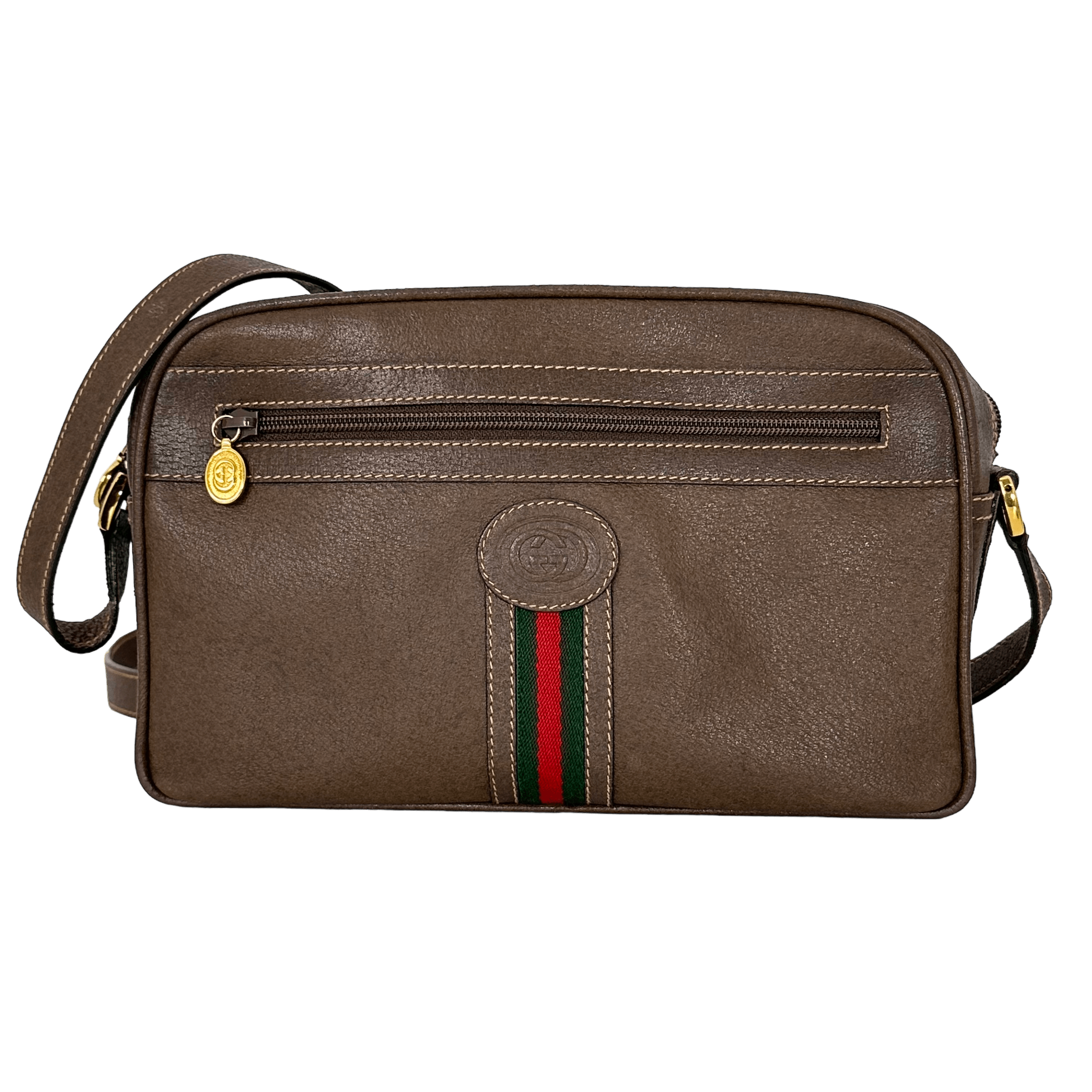 Brown Sherry Line Crossbody