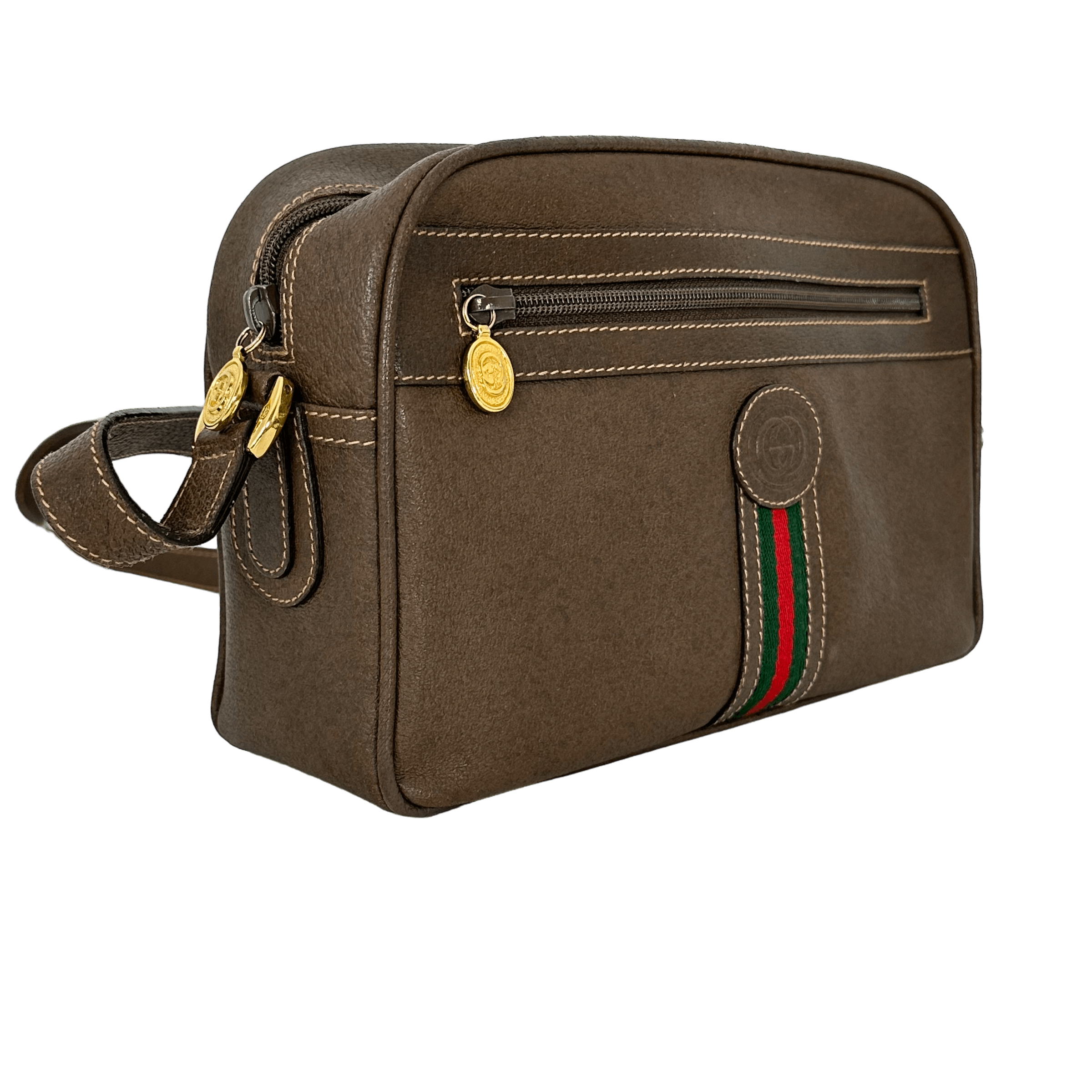 Brown Sherry Line Crossbody