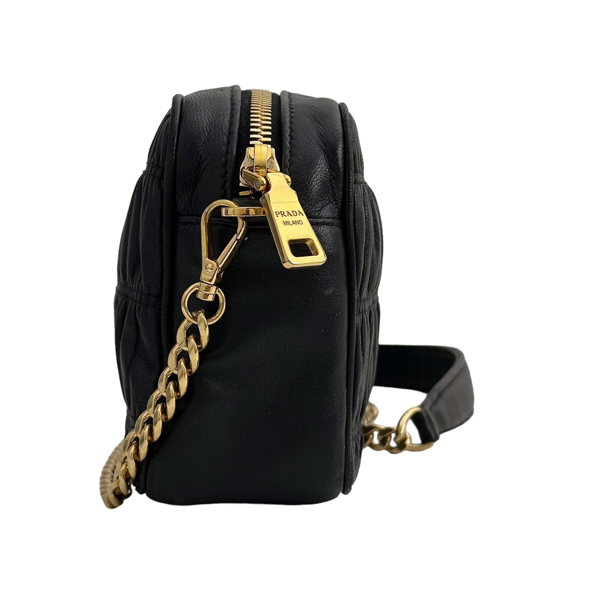 Bandoleria Nappa Gaufre Crossbody