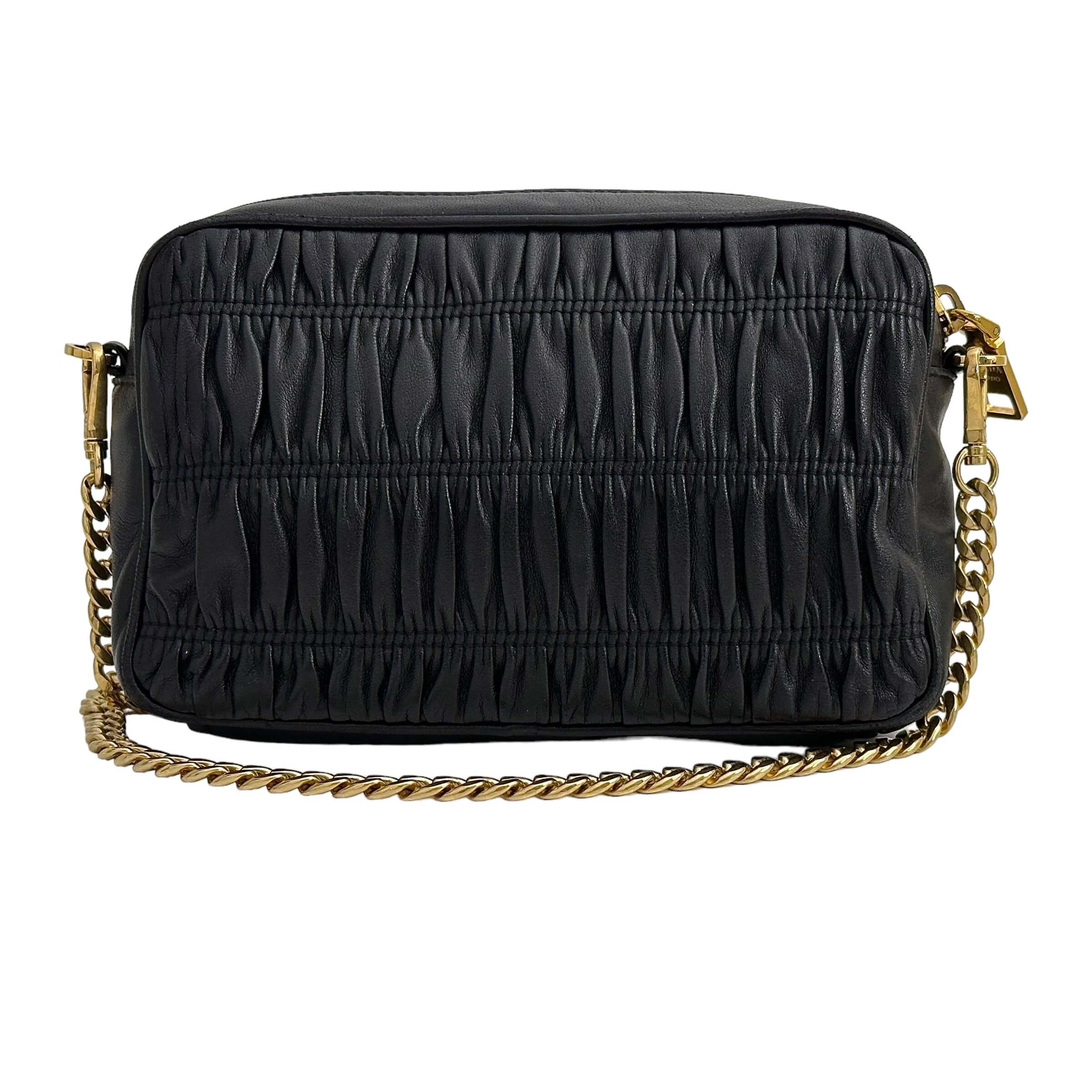 Bandoleria Nappa Gaufre Crossbody