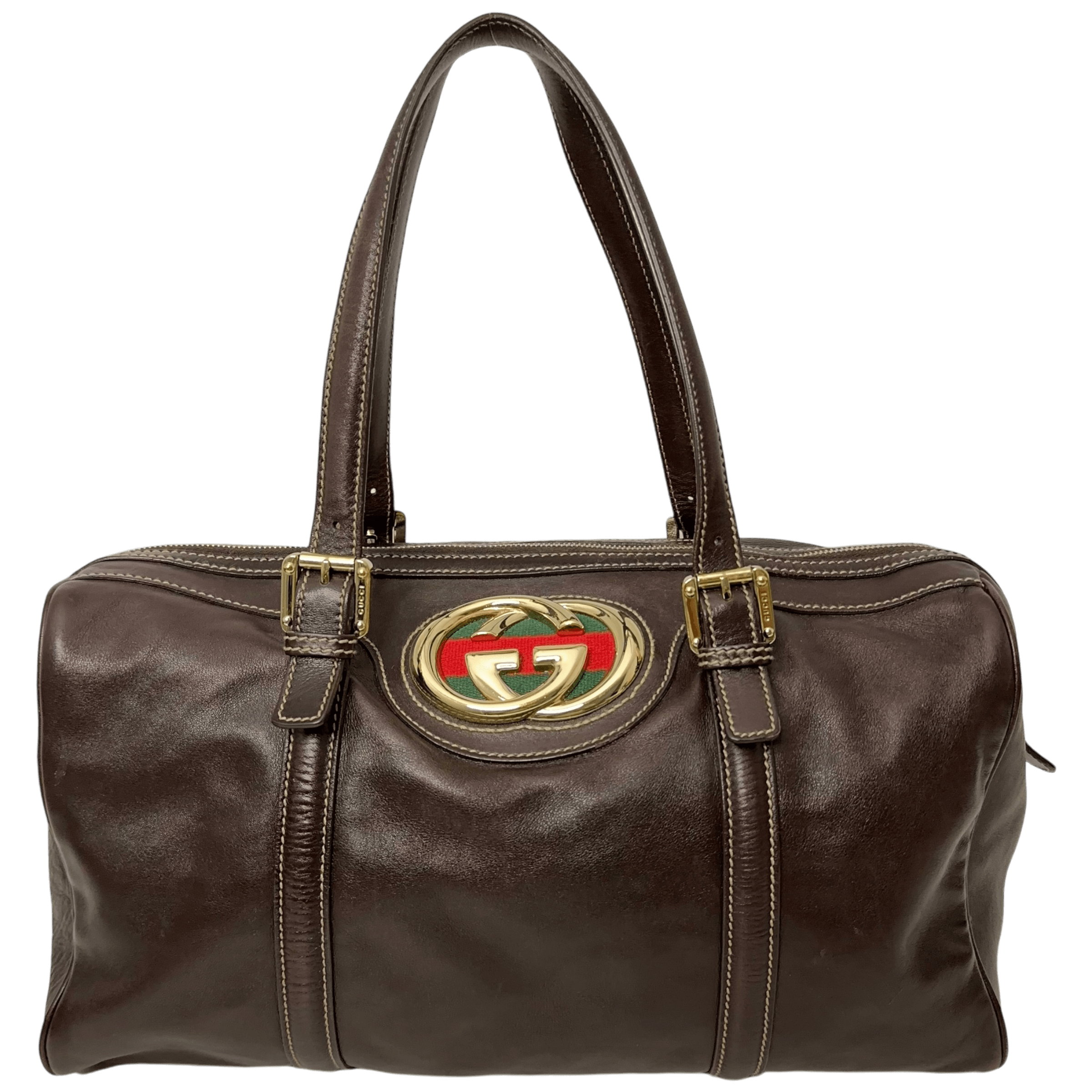 Brown GG Sherry Shoulder Bag