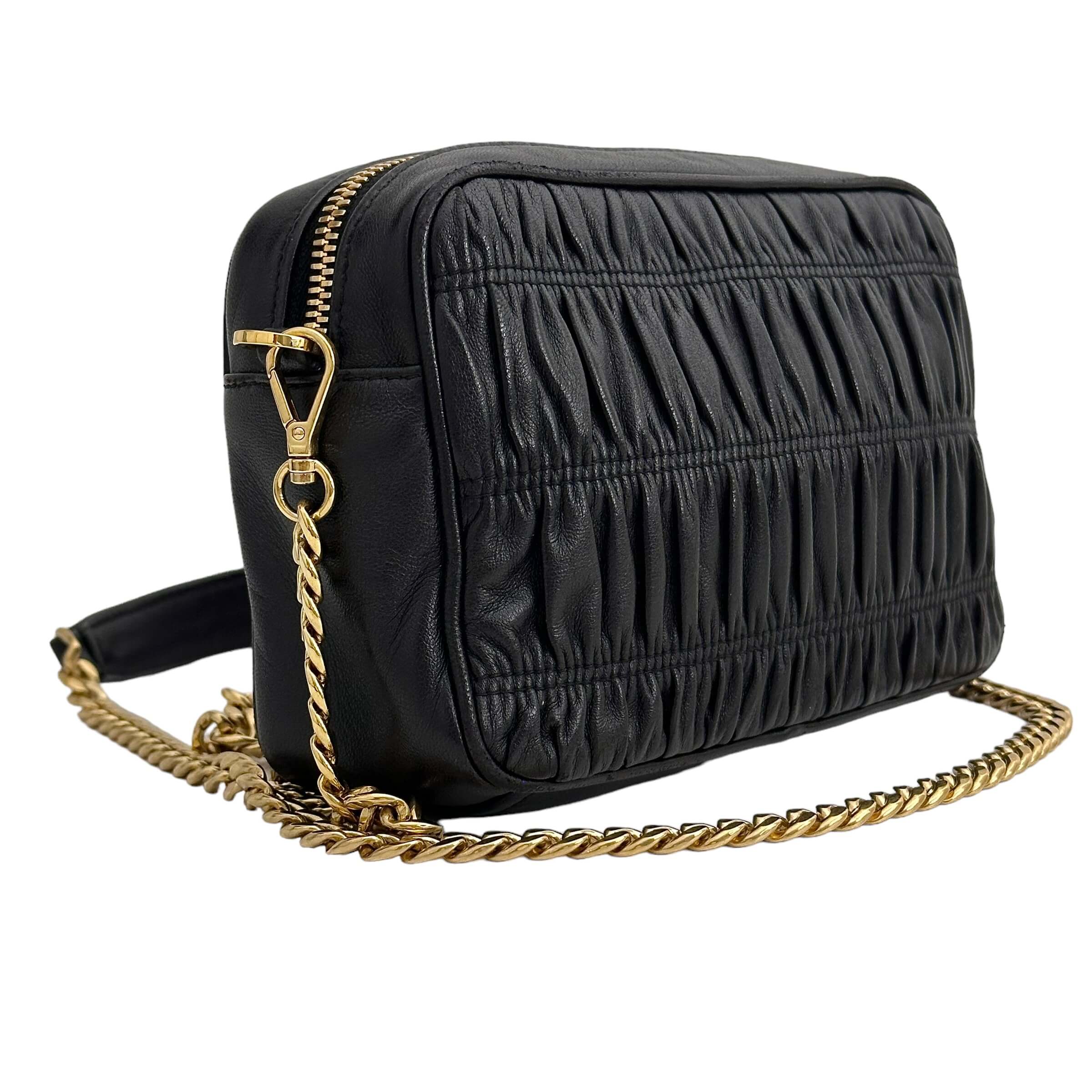 Bandoleria Nappa Gaufre Crossbody