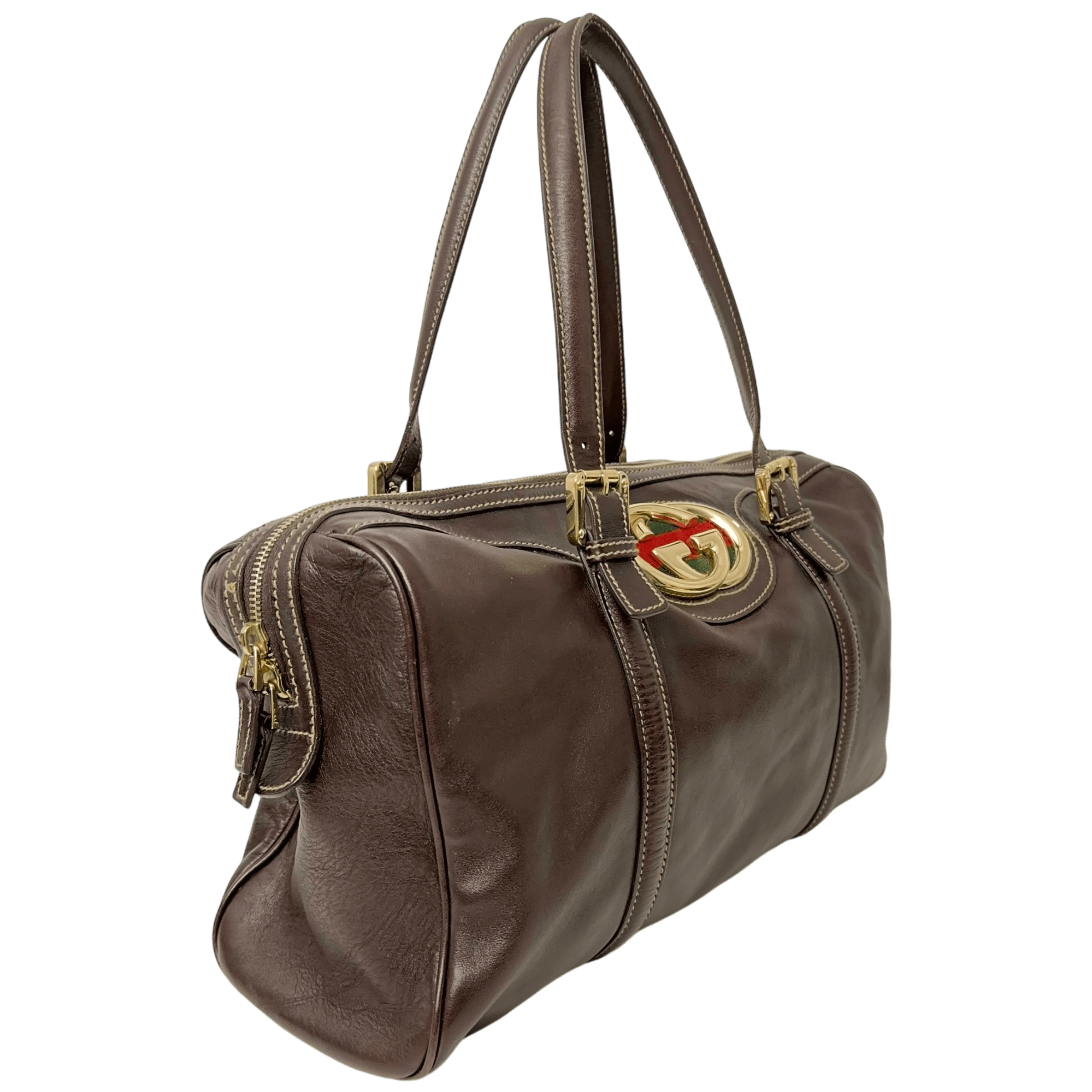 Brown GG Sherry Shoulder Bag