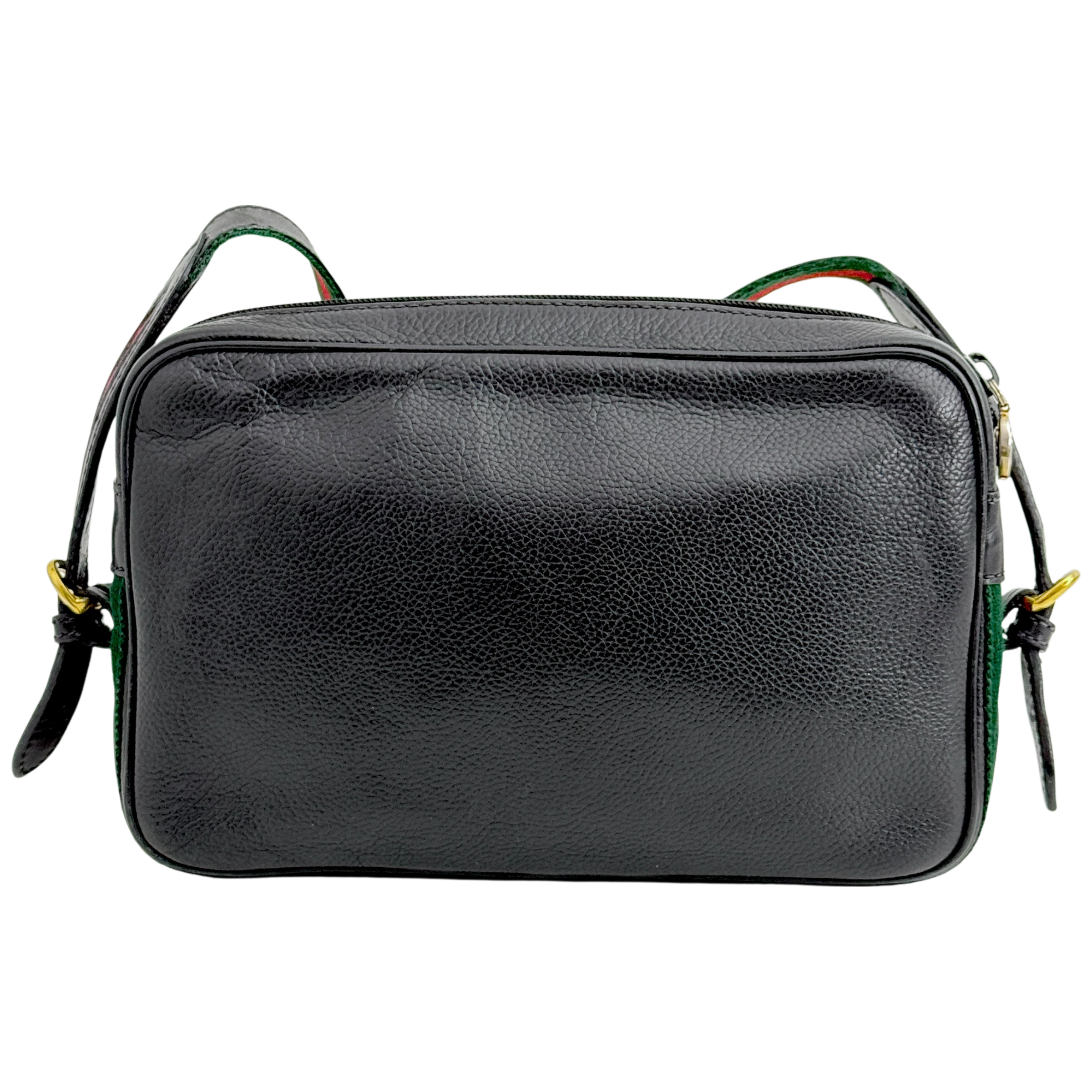 Black Leather Crossbody