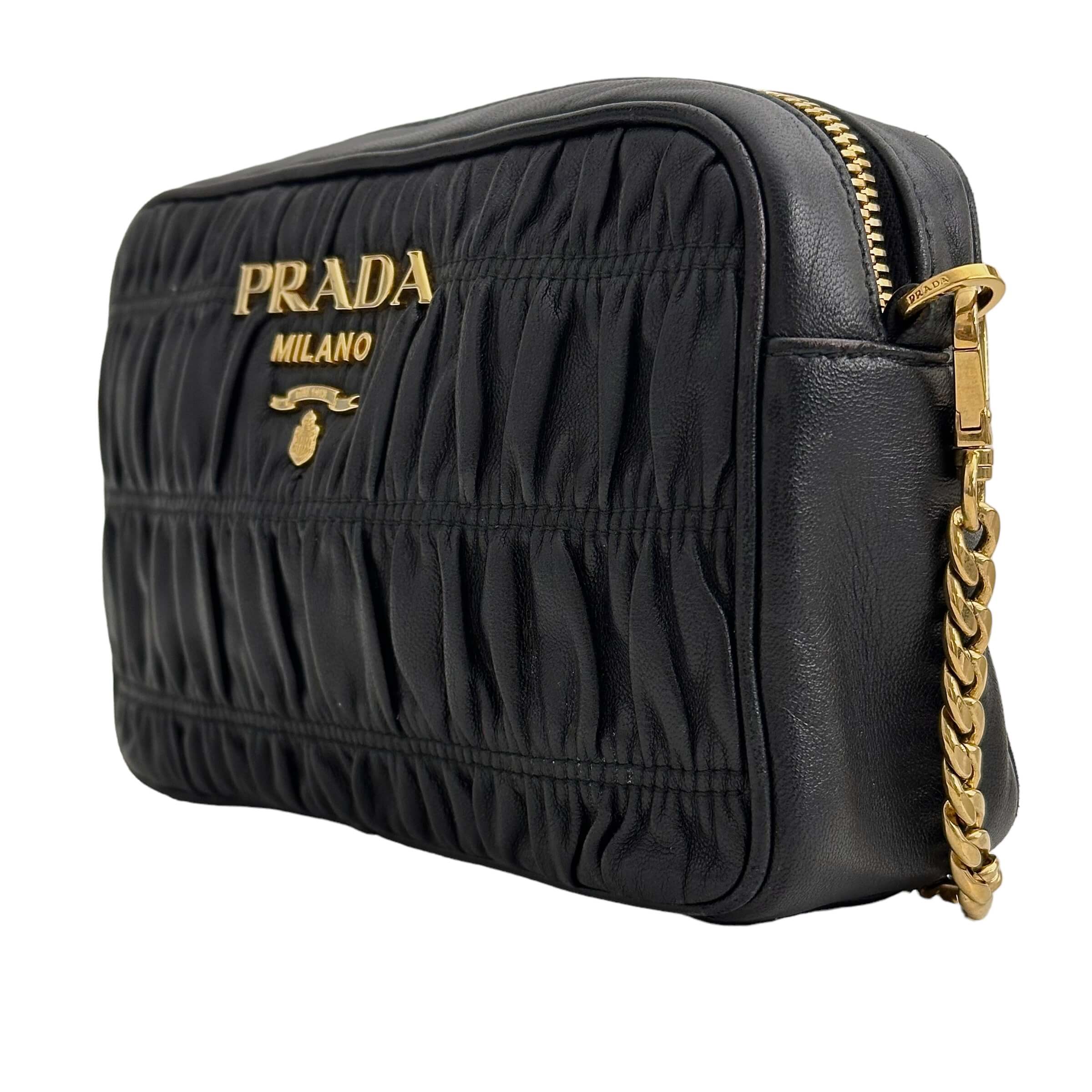 Bandoleria Nappa Gaufre Crossbody