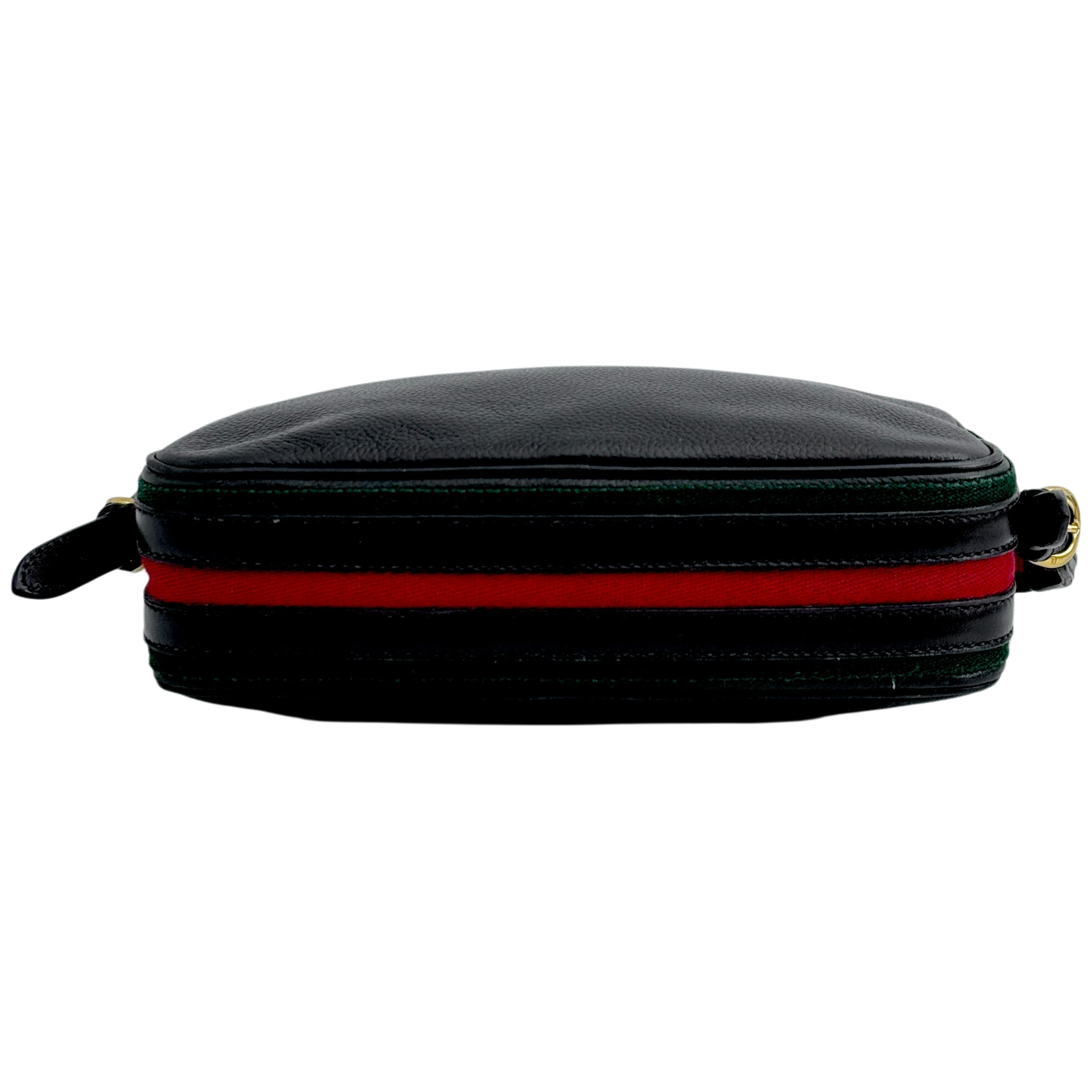 Black Leather Crossbody