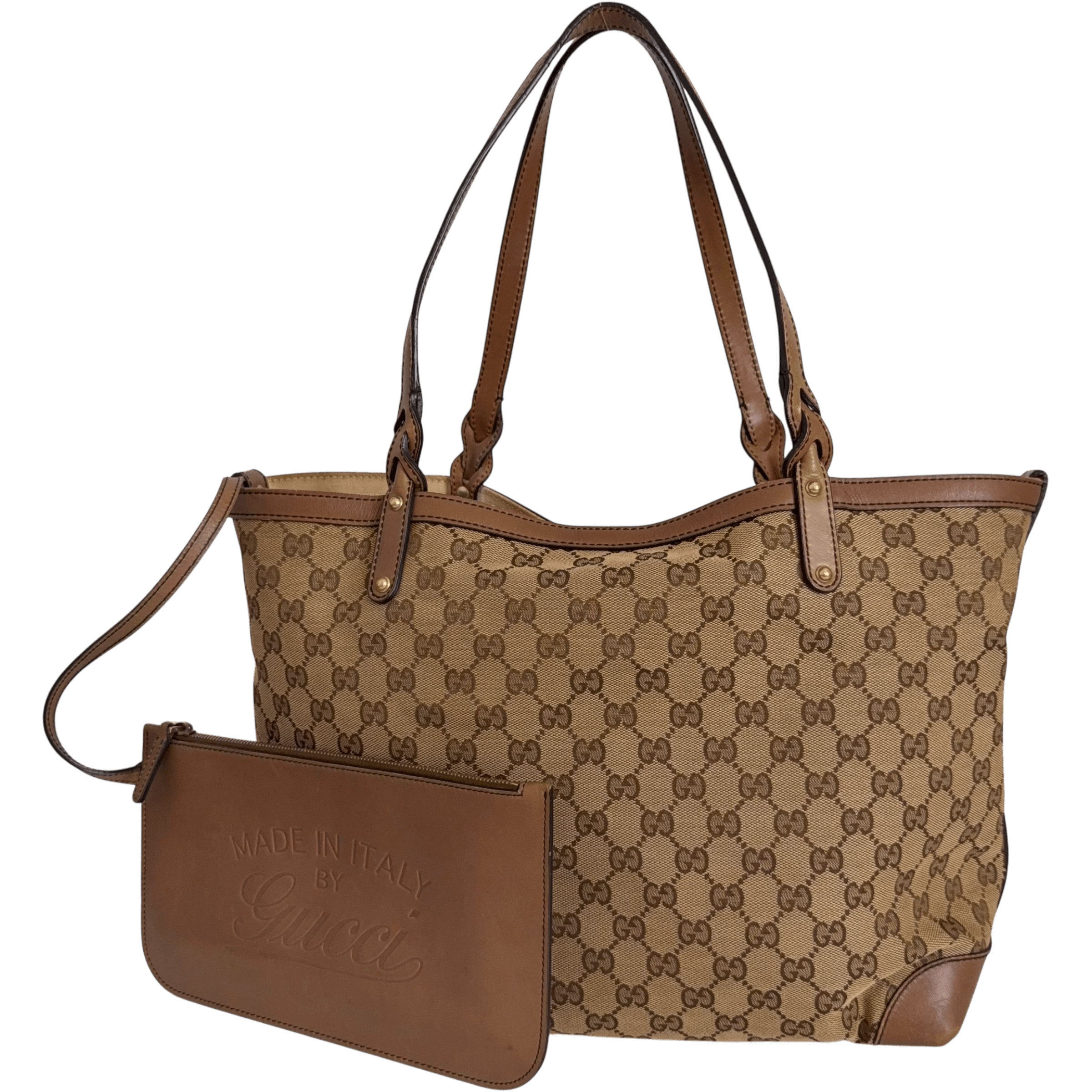 GG Web Canvas Tote