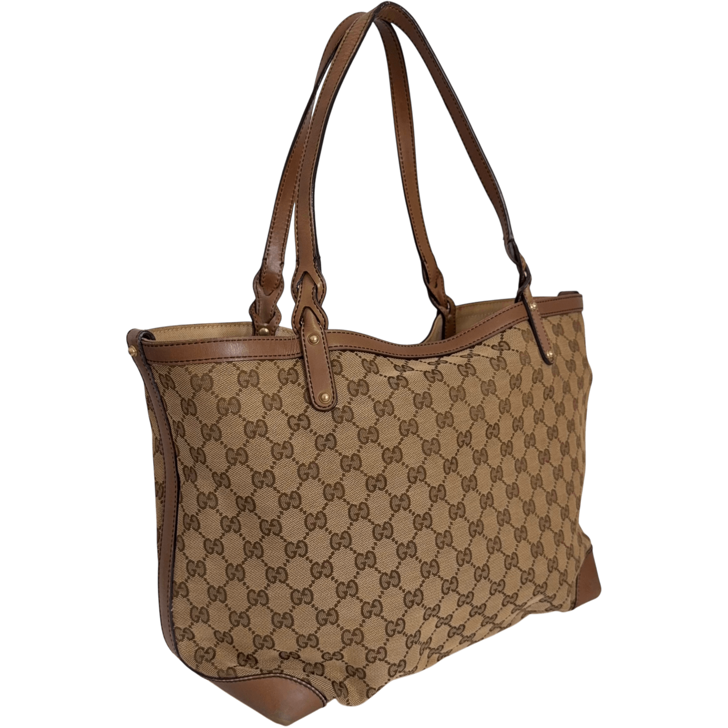 GG Web Canvas Tote